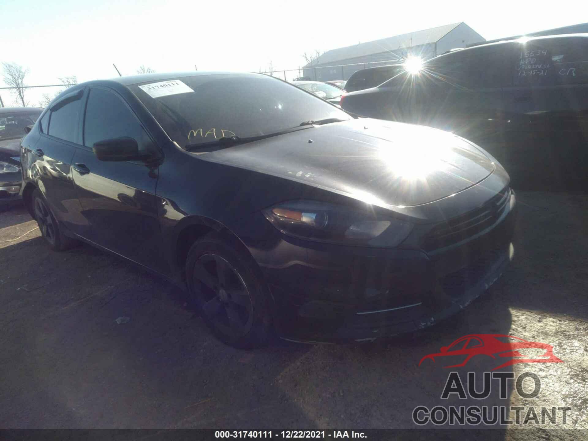 DODGE DART 2016 - 1C3CDFBB4GD606041