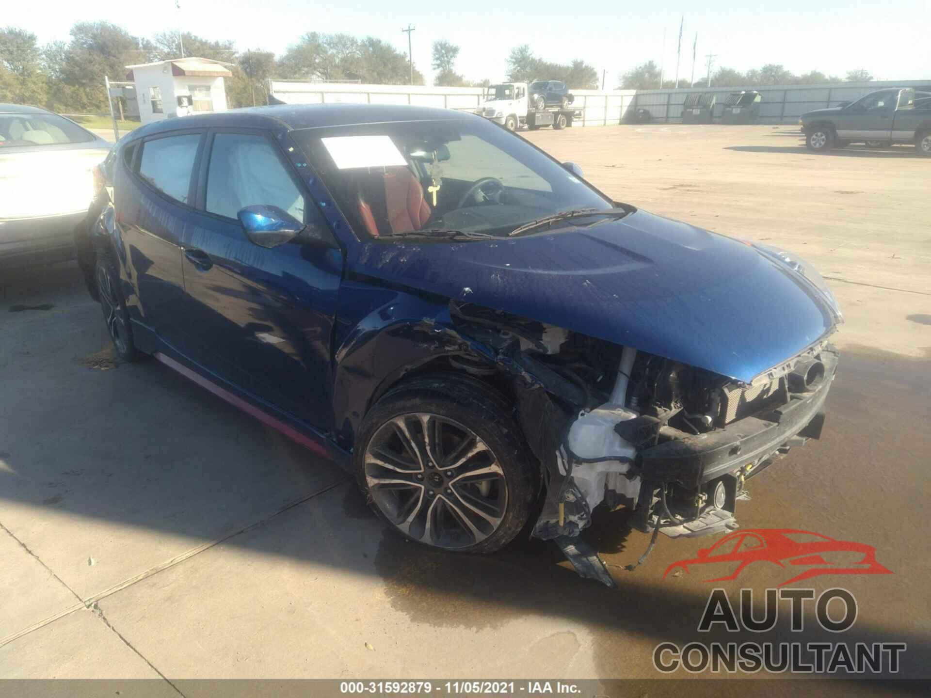 HYUNDAI VELOSTER 2016 - KMHTC6AE8GU272327