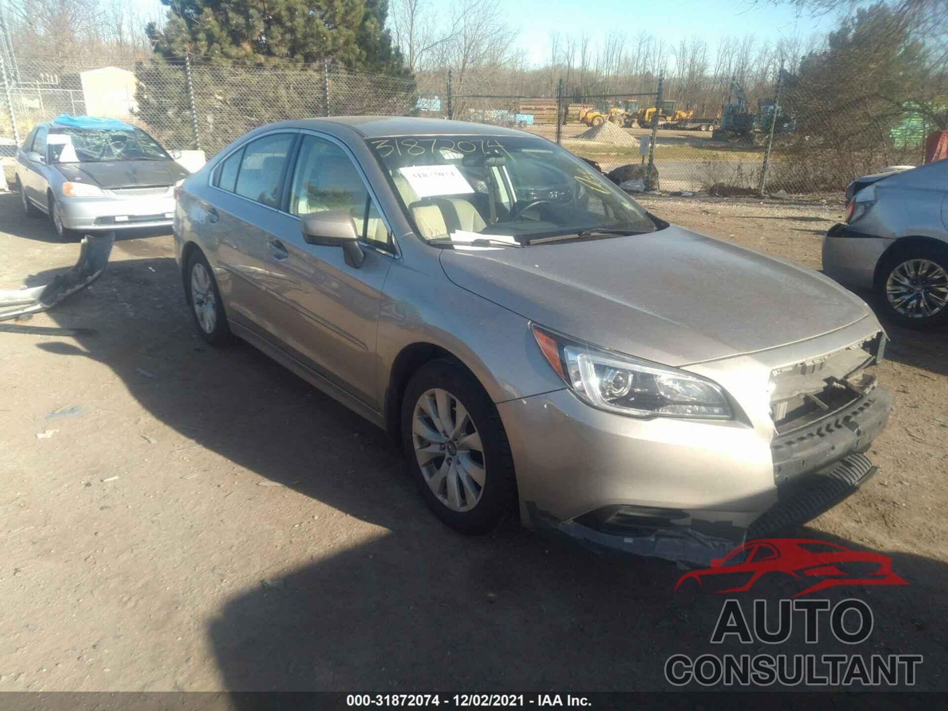SUBARU LEGACY 2016 - 4S3BNBC61G3009708
