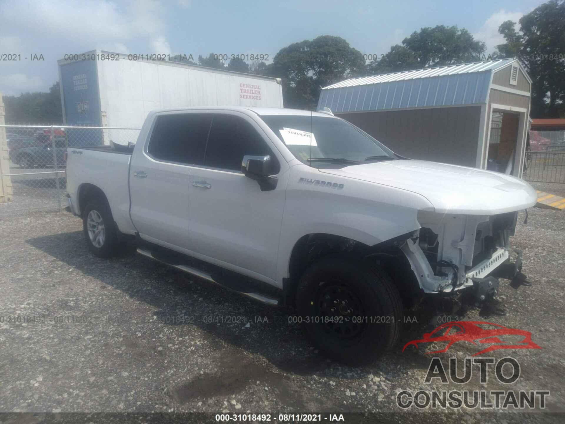 CHEVROLET SILVERADO 1500 2021 - 1GCUYGED4MZ122473
