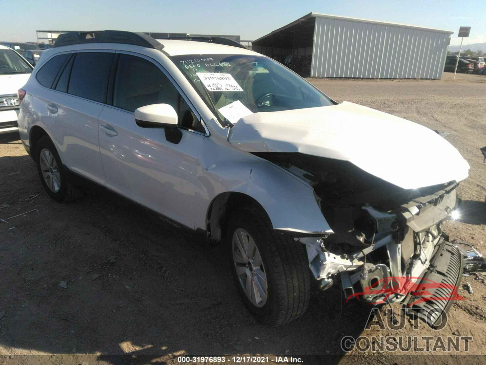 SUBARU OUTBACK 2019 - 4S4BSAFC7K3226317