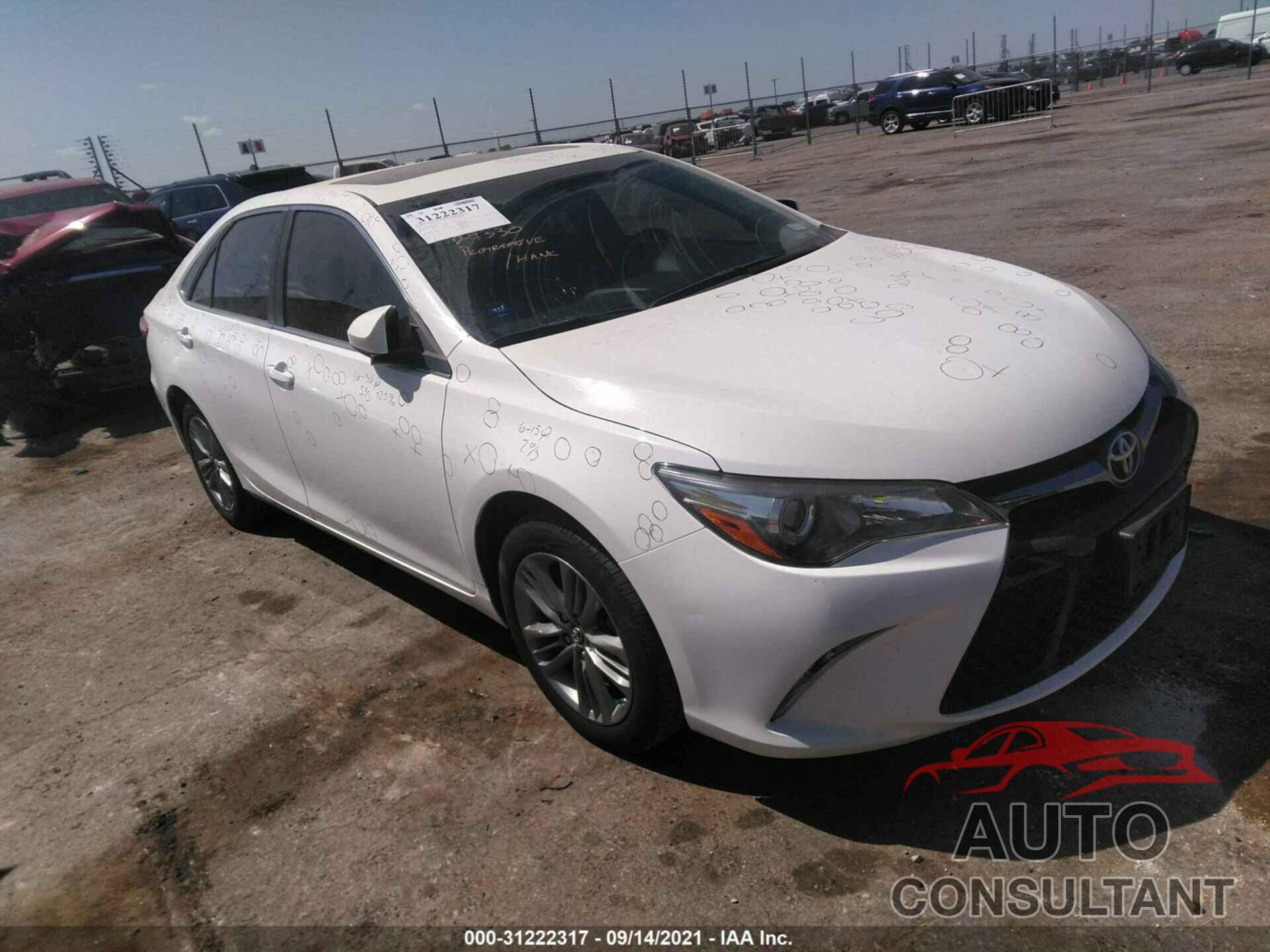 TOYOTA CAMRY 2017 - 4T1BF1FK3HU348140