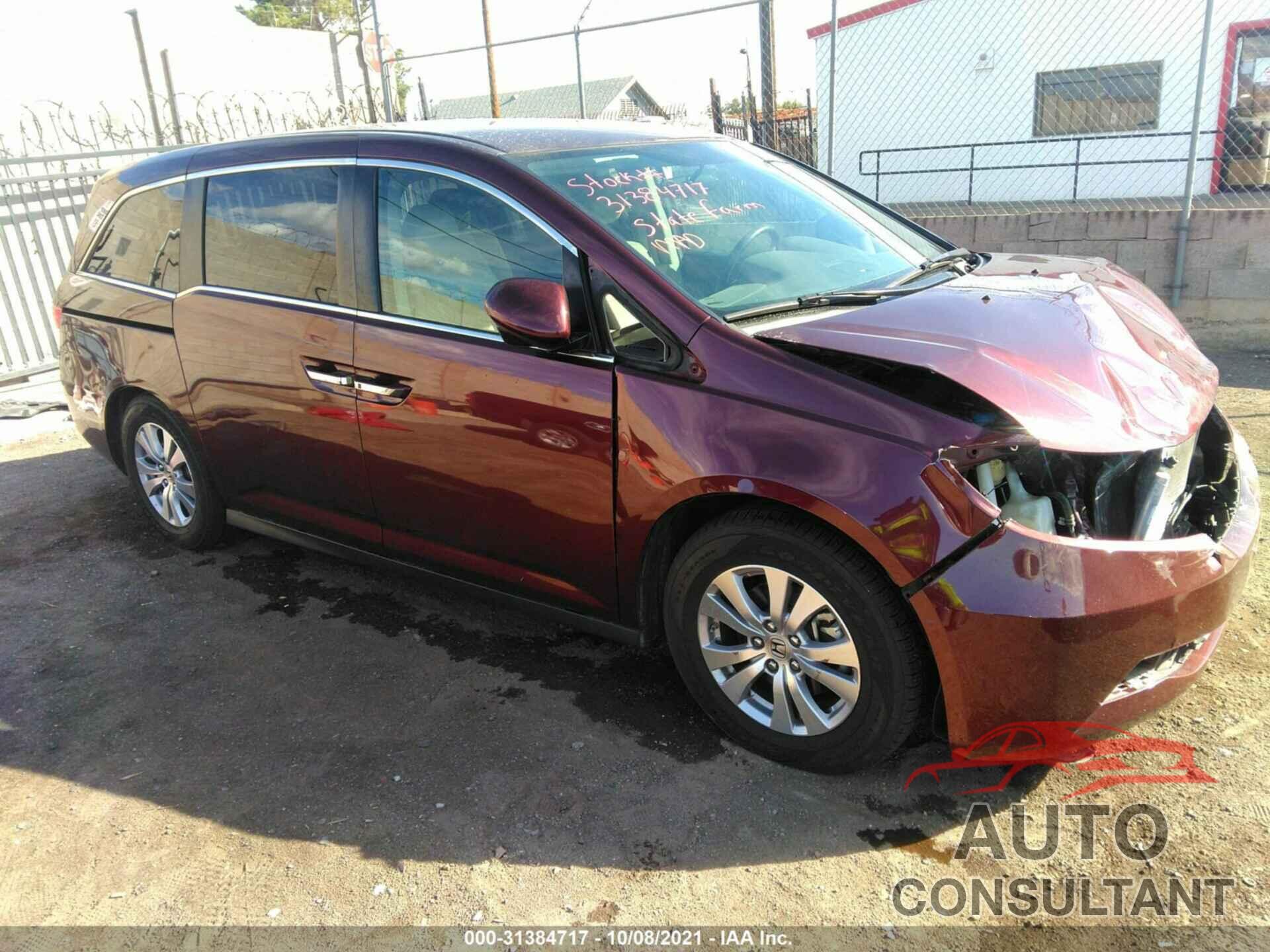 HONDA ODYSSEY 2016 - 5FNRL5H38GB168961