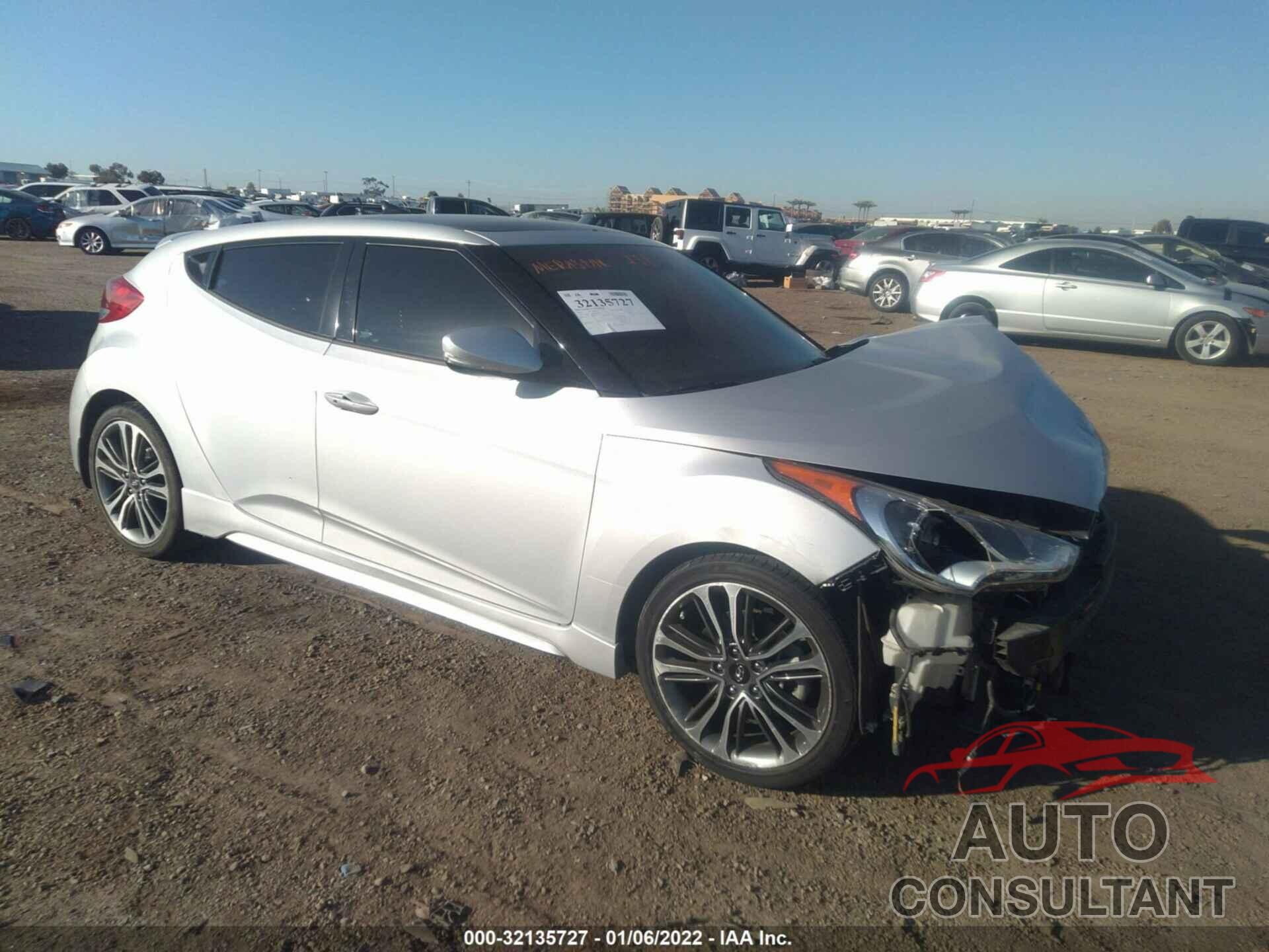 HYUNDAI VELOSTER 2016 - KMHTC6AE1GU298171