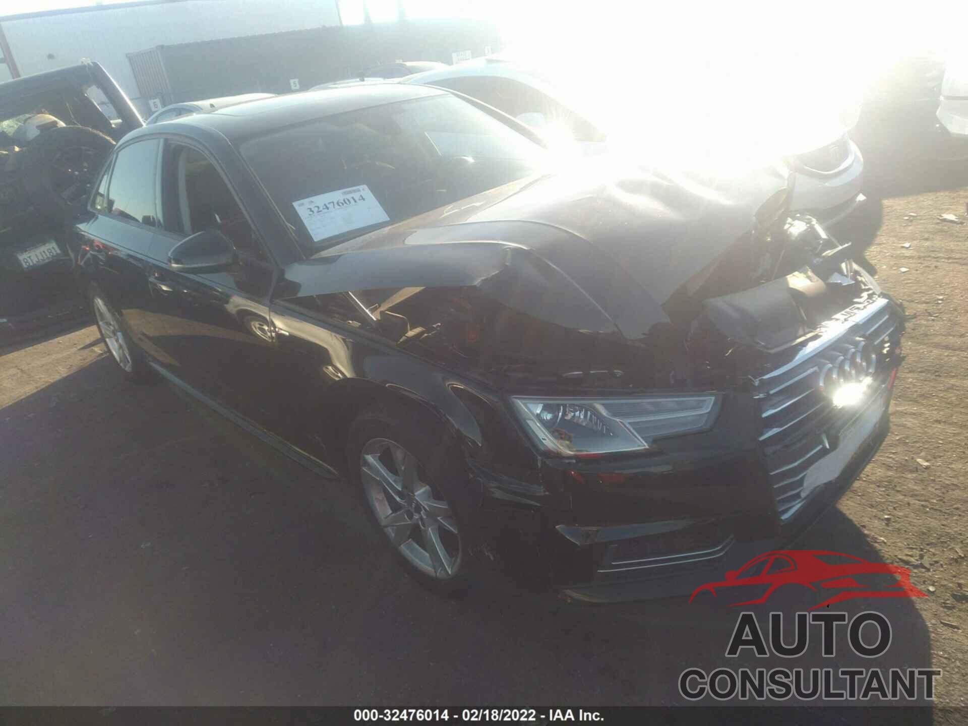 AUDI A4 2018 - WAUKMAF47JA228230