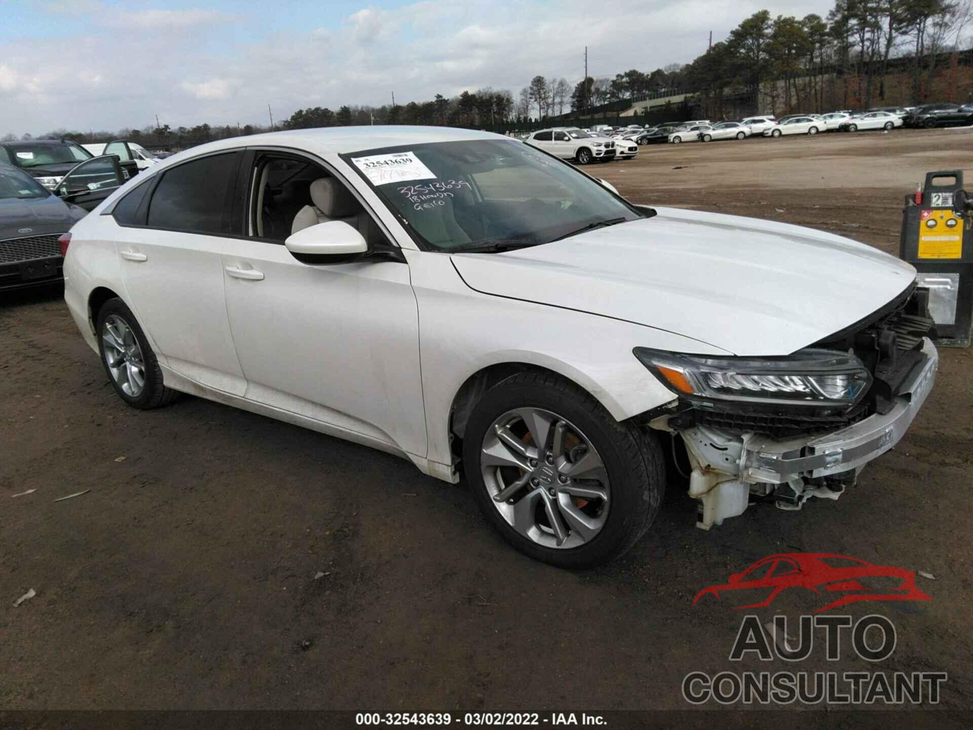 HONDA ACCORD SEDAN 2018 - 1HGCV1F18JA256078