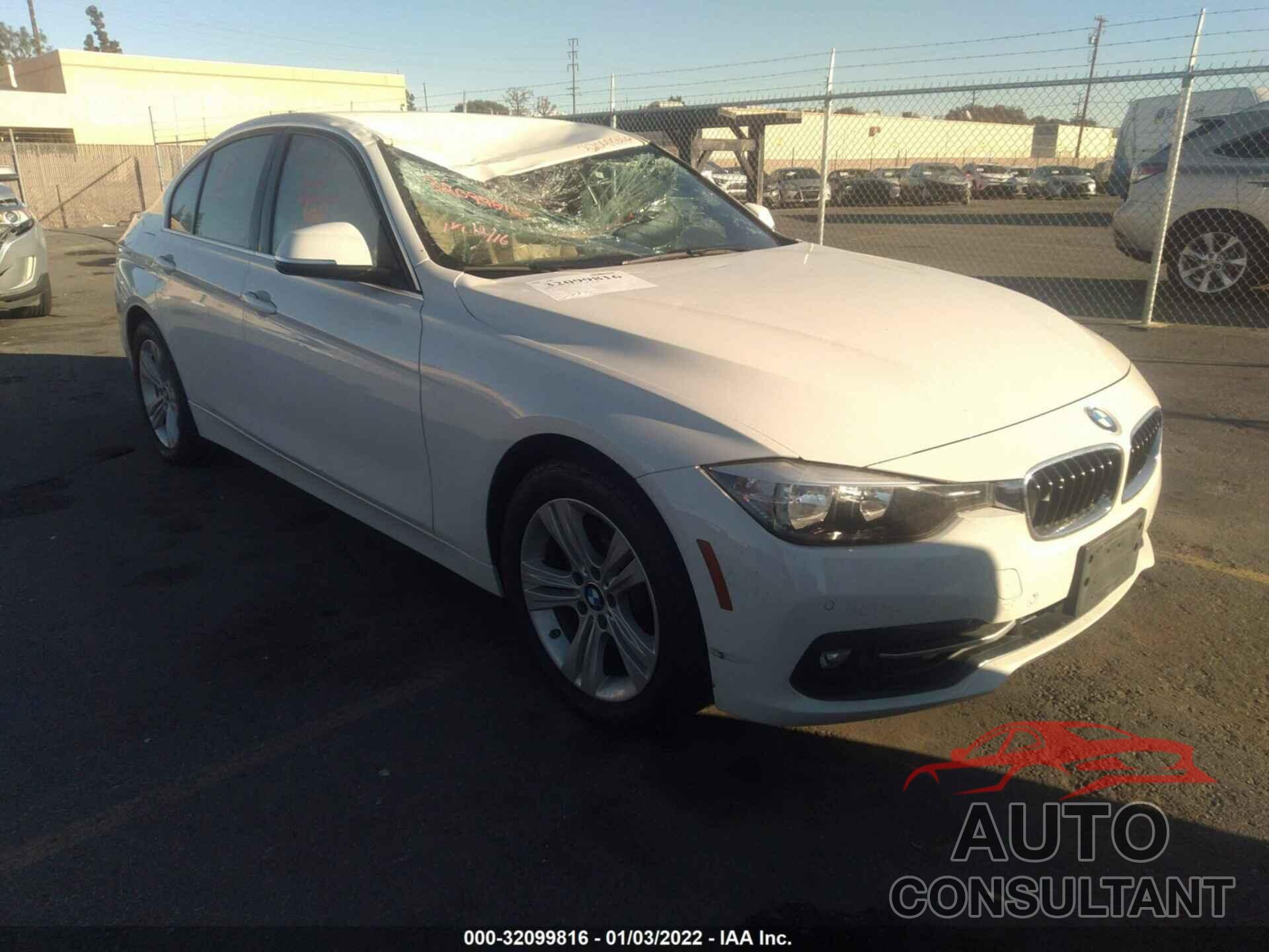 BMW 3 SERIES 2017 - WBA8D9C58HK677507