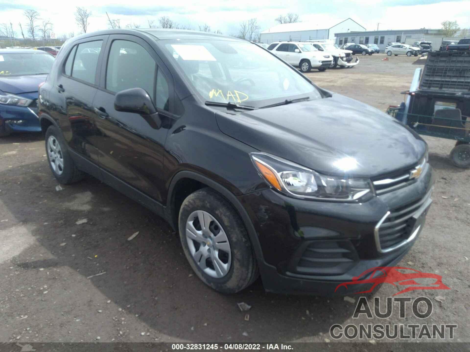 CHEVROLET TRAX 2018 - 3GNCJKSB4JL283471