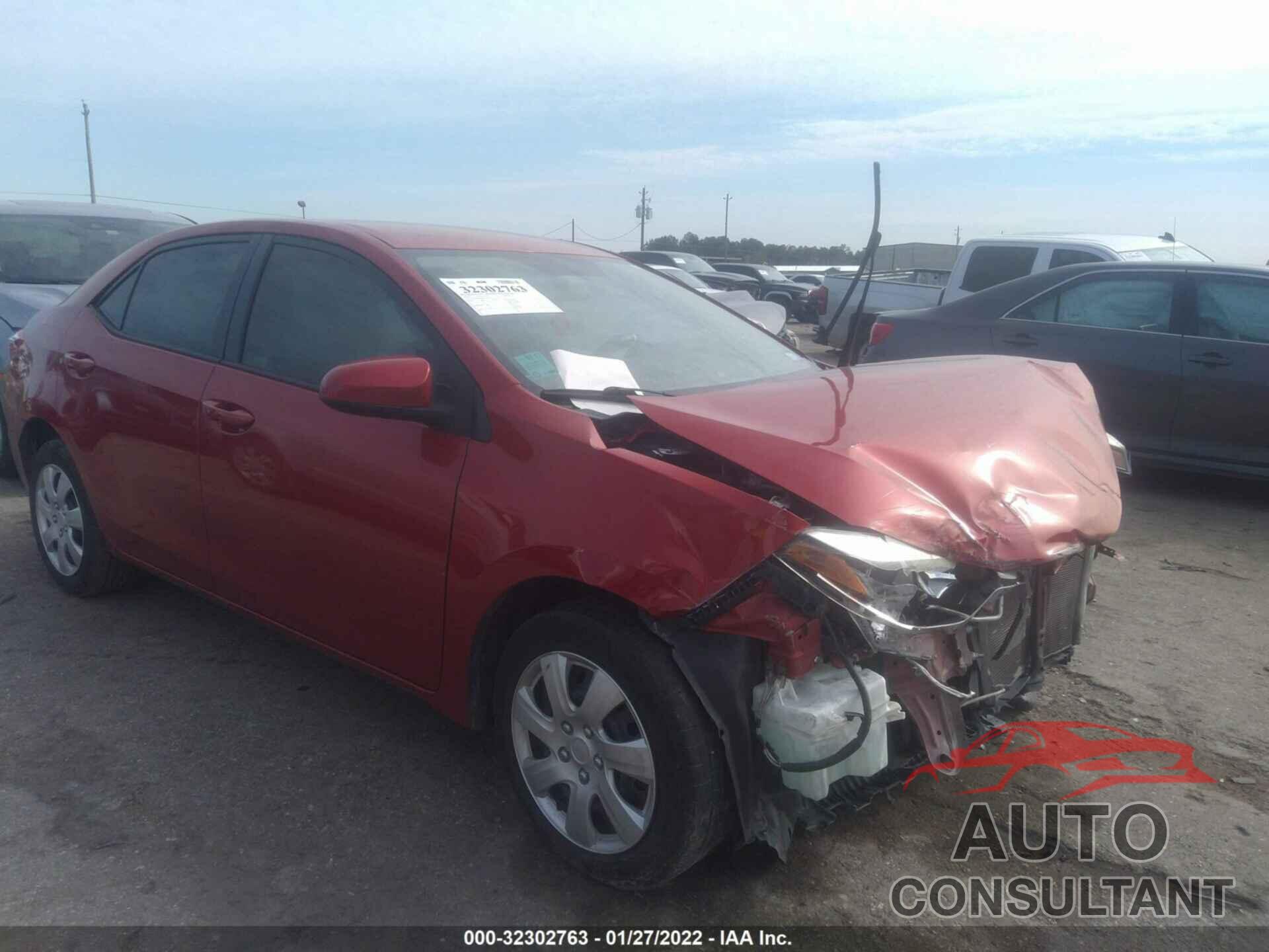 TOYOTA COROLLA 2016 - 5YFBURHE8GP530749
