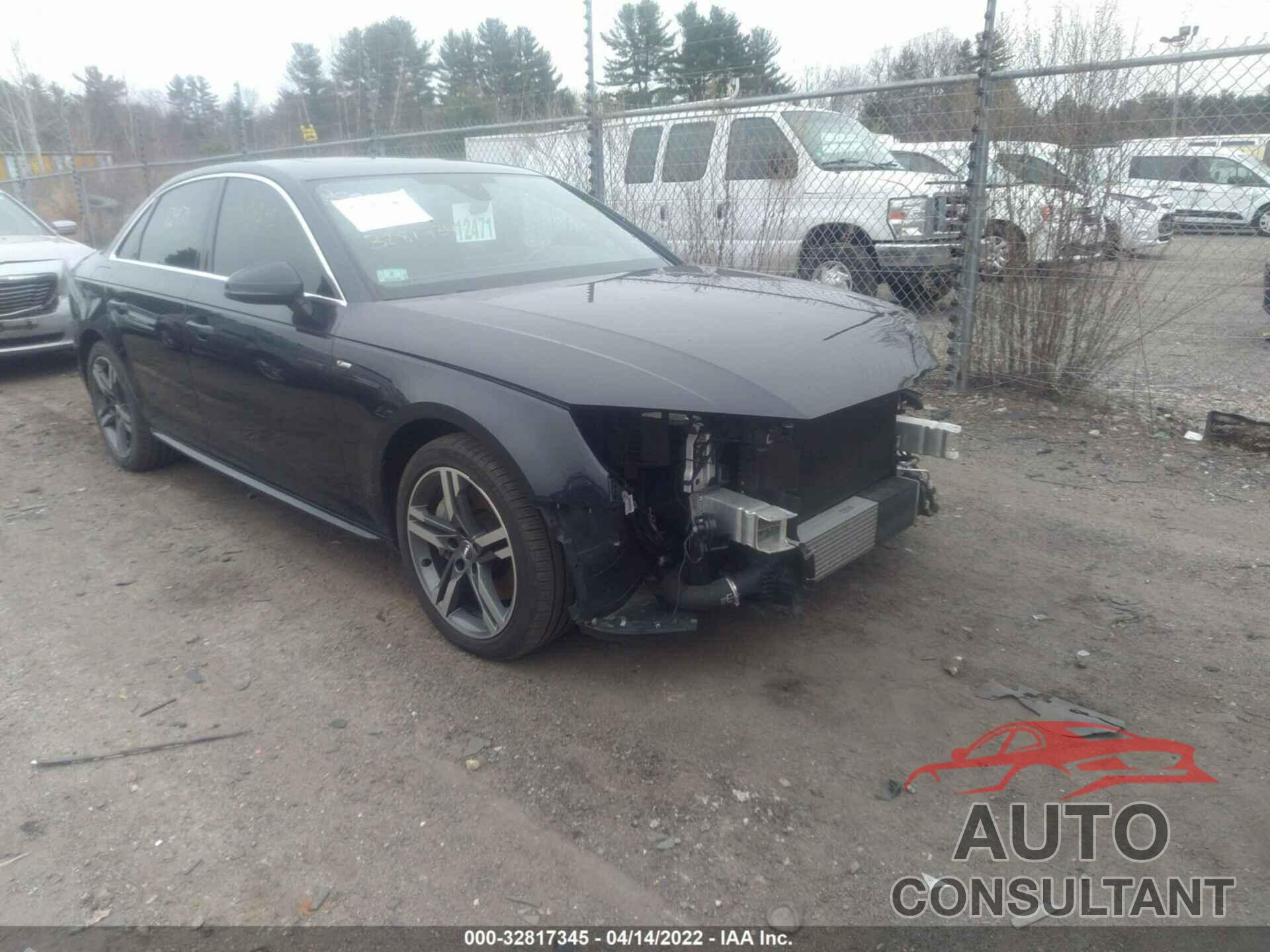 AUDI A4 2017 - WAUENAF40HN064493