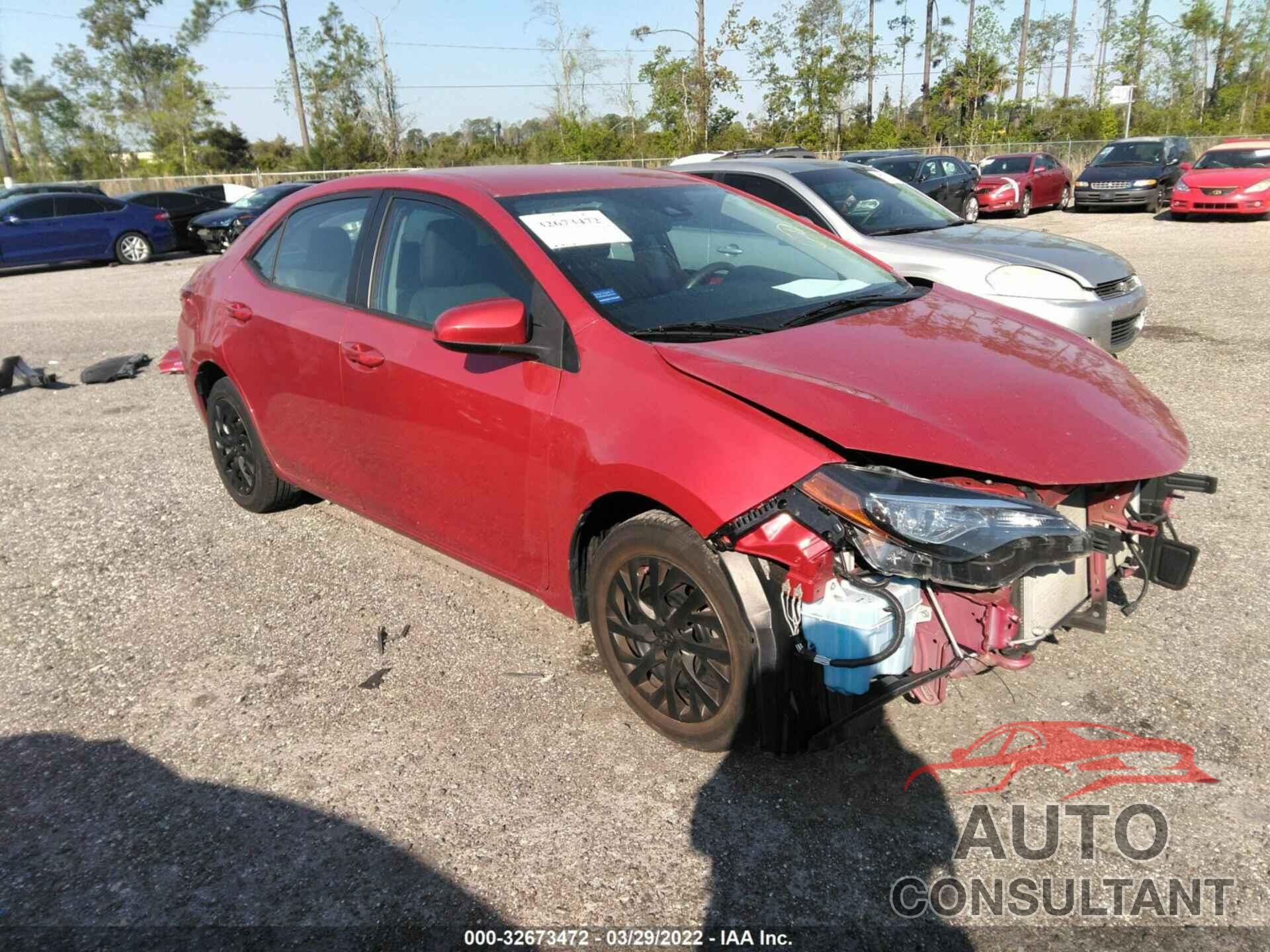 TOYOTA COROLLA 2019 - 2T1BURHE7KC138354