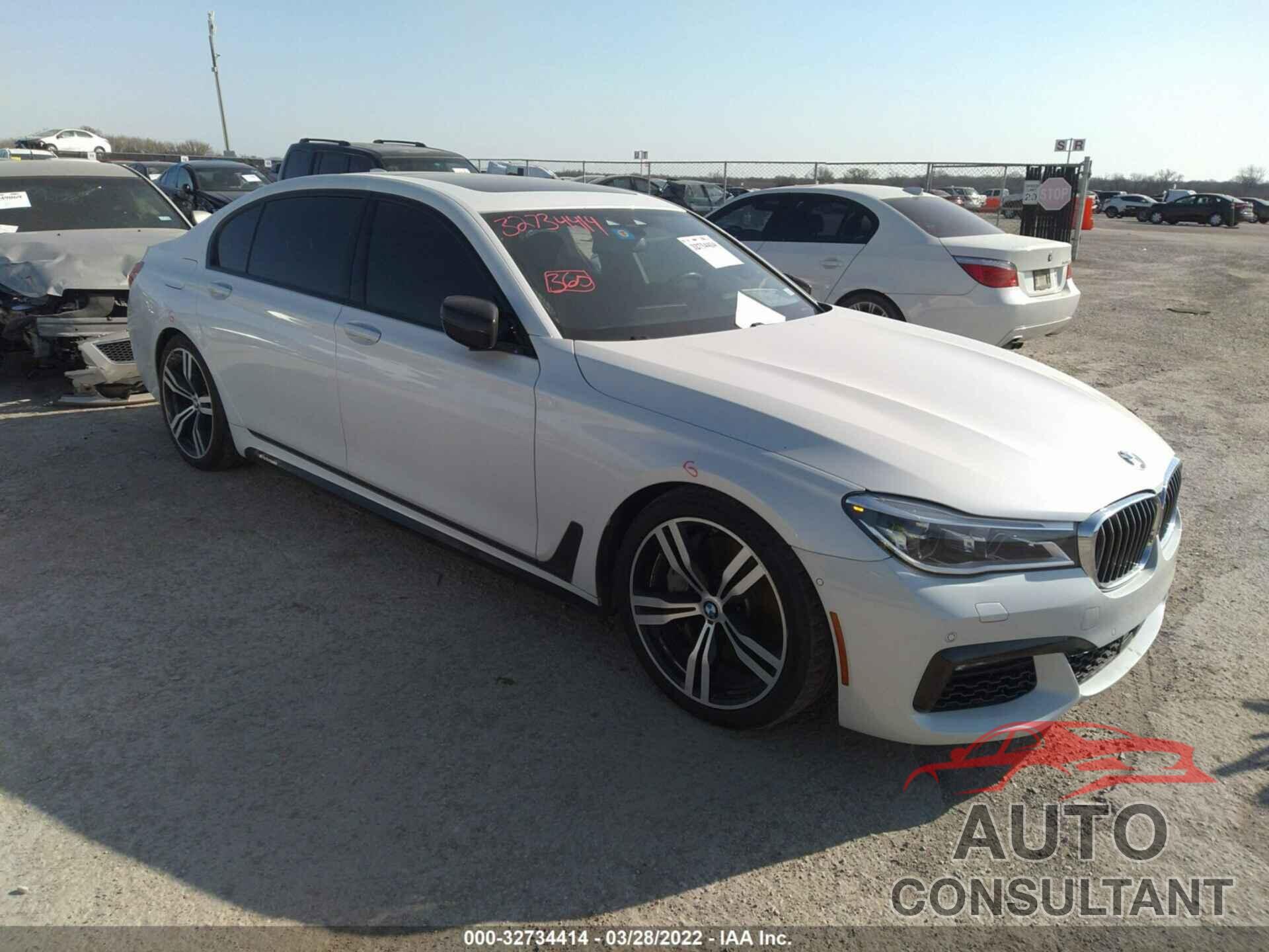 BMW 7 SERIES 2019 - WBA7F0C53KGM24963