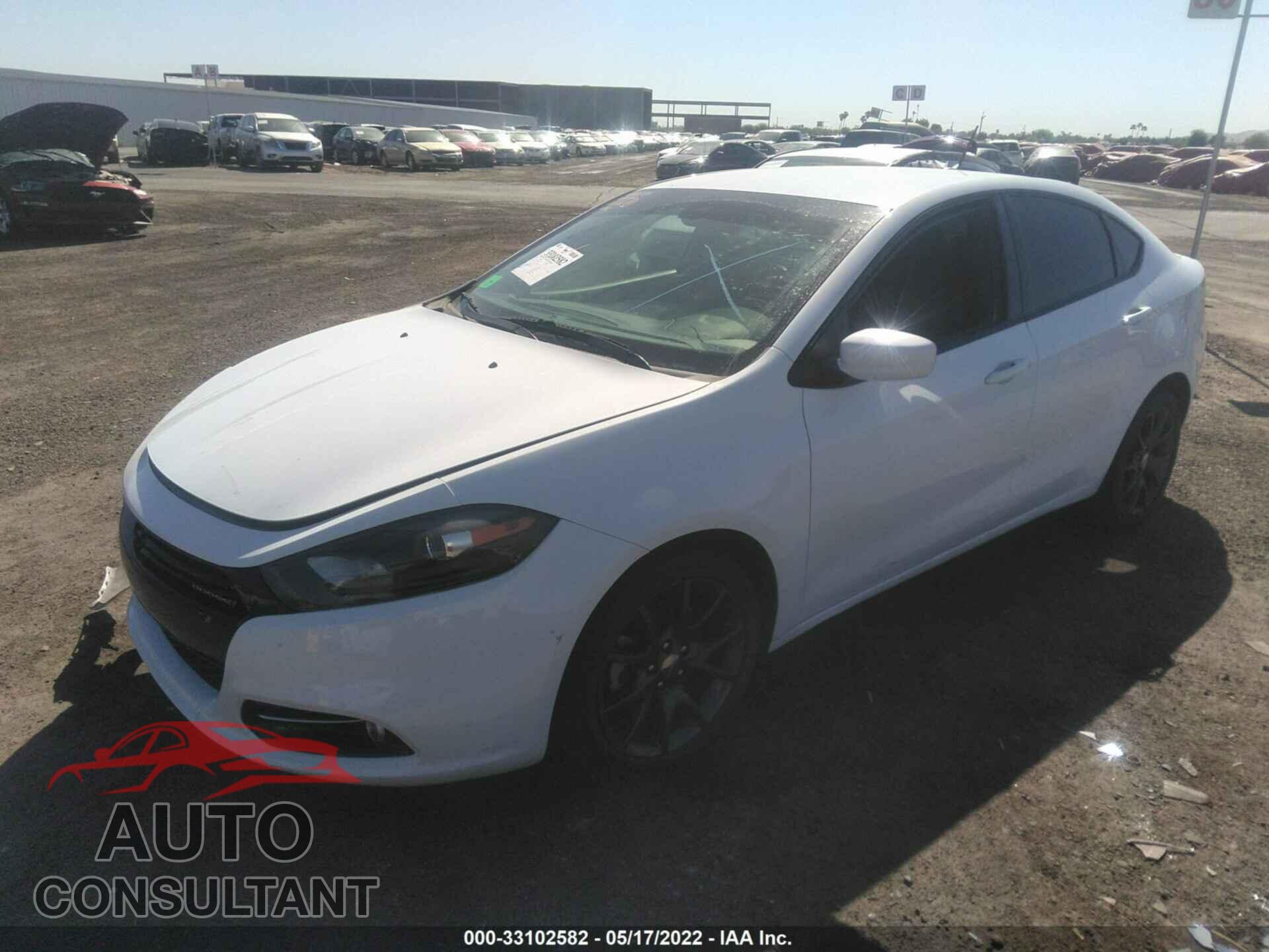 DODGE DART 2016 - 1C3CDFBB7GD592992