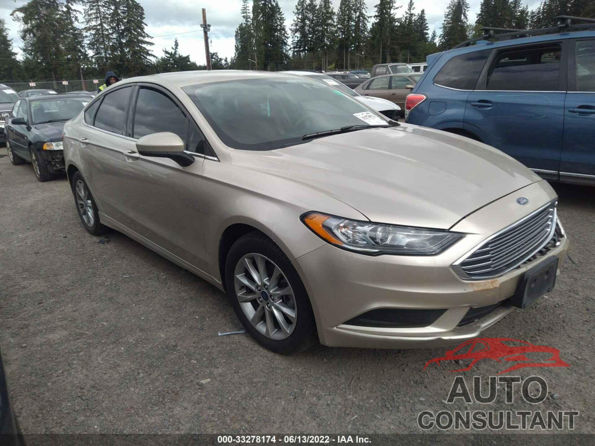 FORD FUSION 2017 - 3FA6P0H7XHR215457