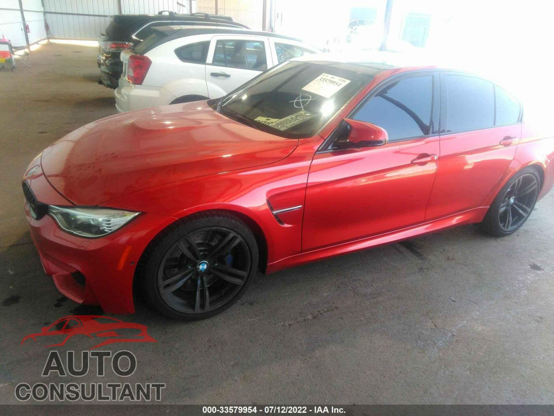 BMW M3 2016 - WBS8M9C51G5D30483