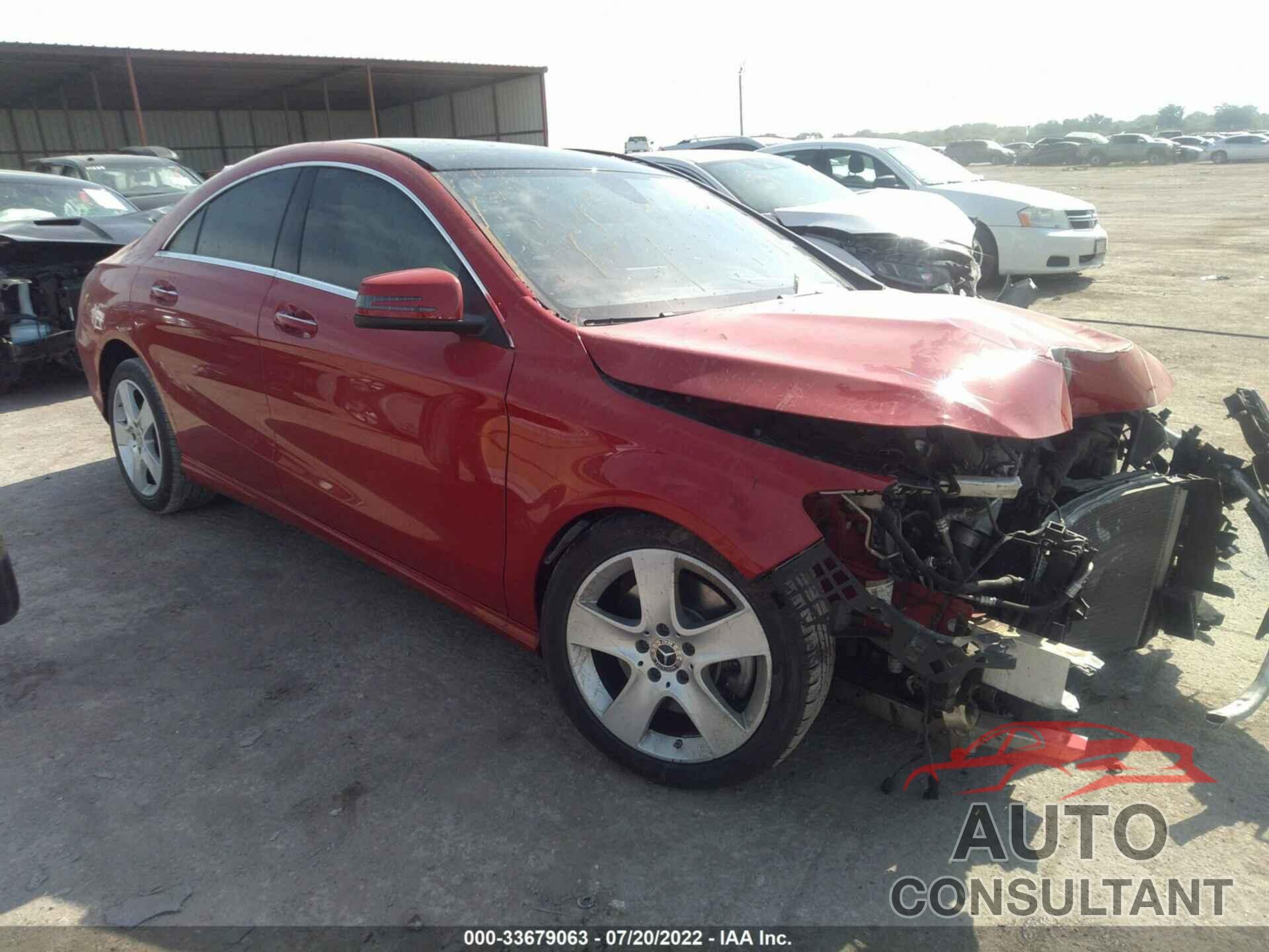 MERCEDES-BENZ CLA 2018 - WDDSJ4GB7JN638017