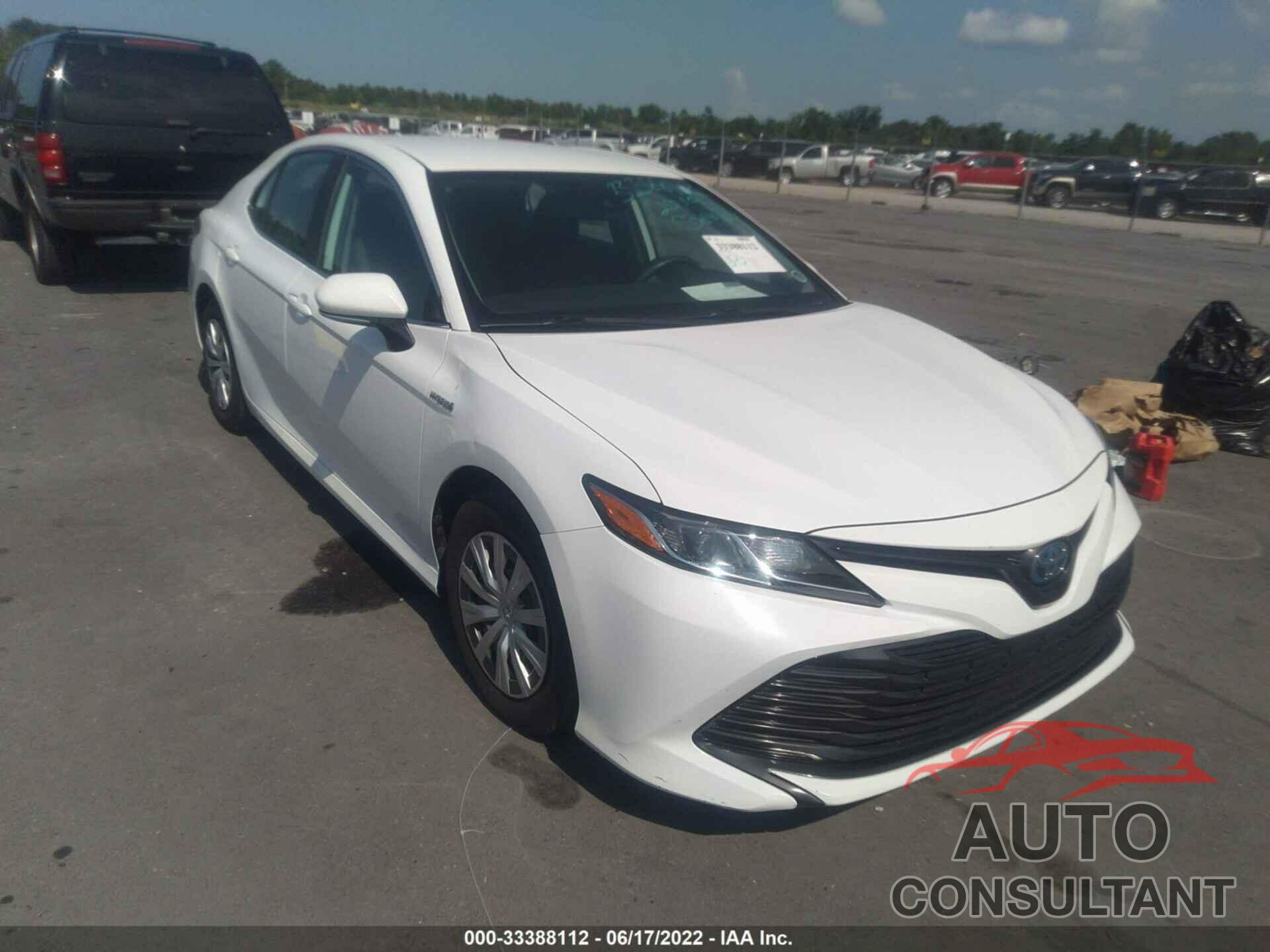 TOYOTA CAMRY 2019 - 4T1B31HK6KU511649