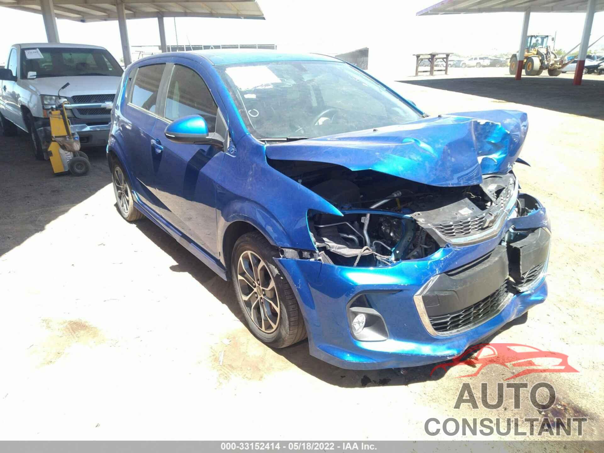 CHEVROLET SONIC 2017 - 1G1JD6SH4H4161124