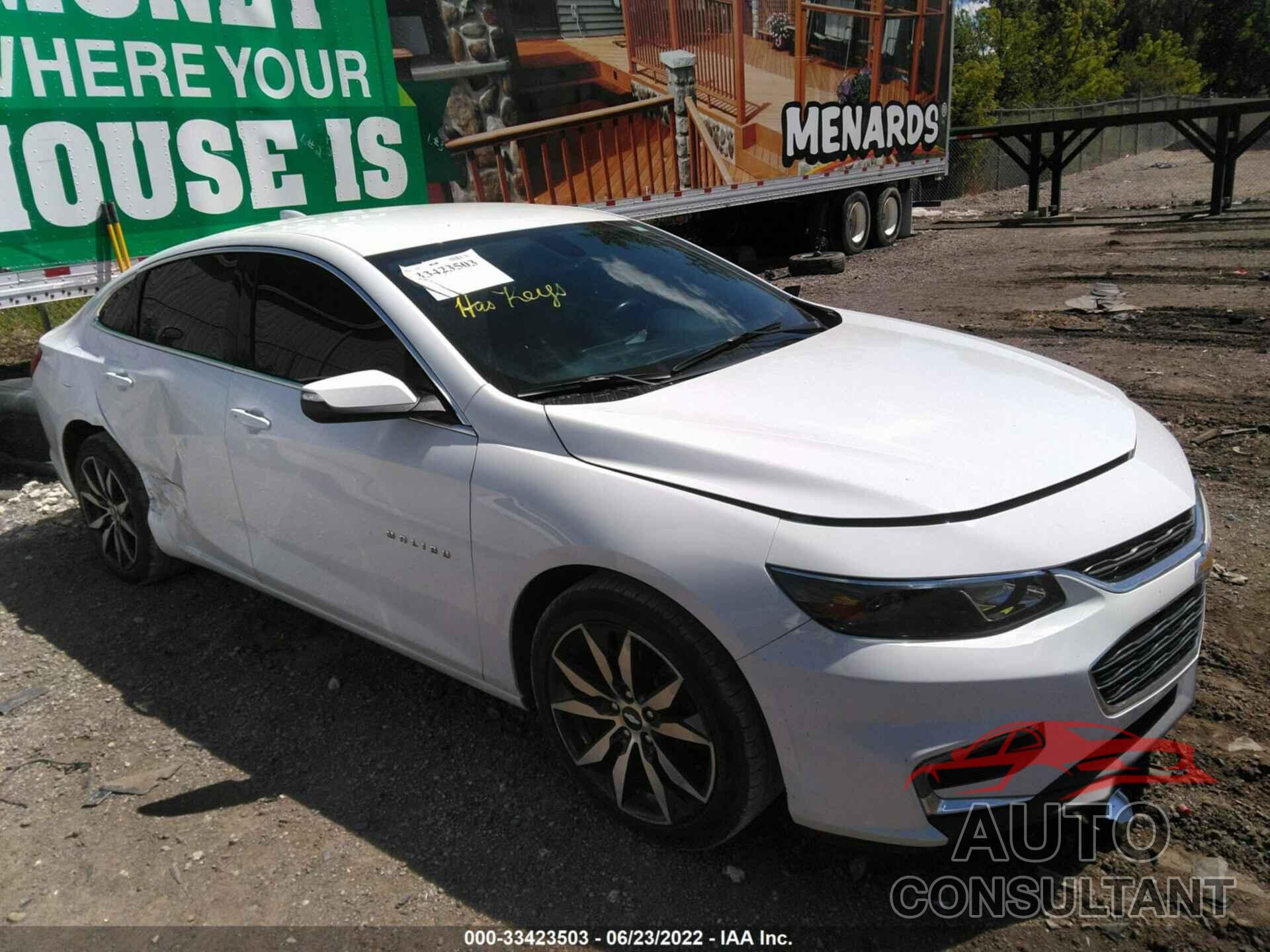 CHEVROLET MALIBU 2018 - 1G1ZD5ST1JF281684