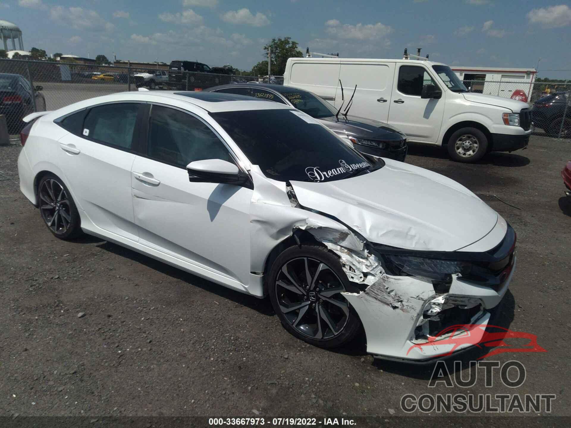 HONDA CIVIC SI SEDAN 2018 - 2HGFC1E55JH704527