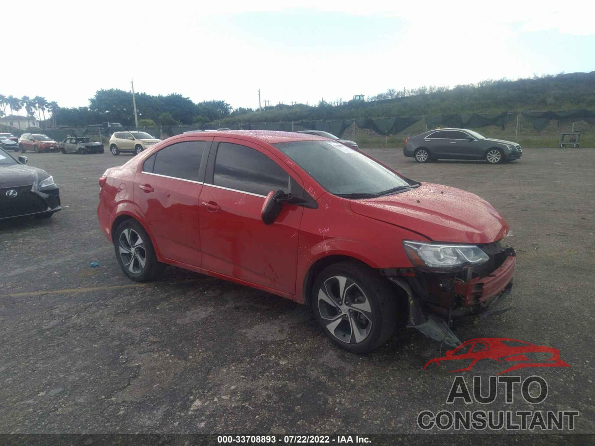 CHEVROLET SONIC 2020 - 1G1JF5SB4L4114166