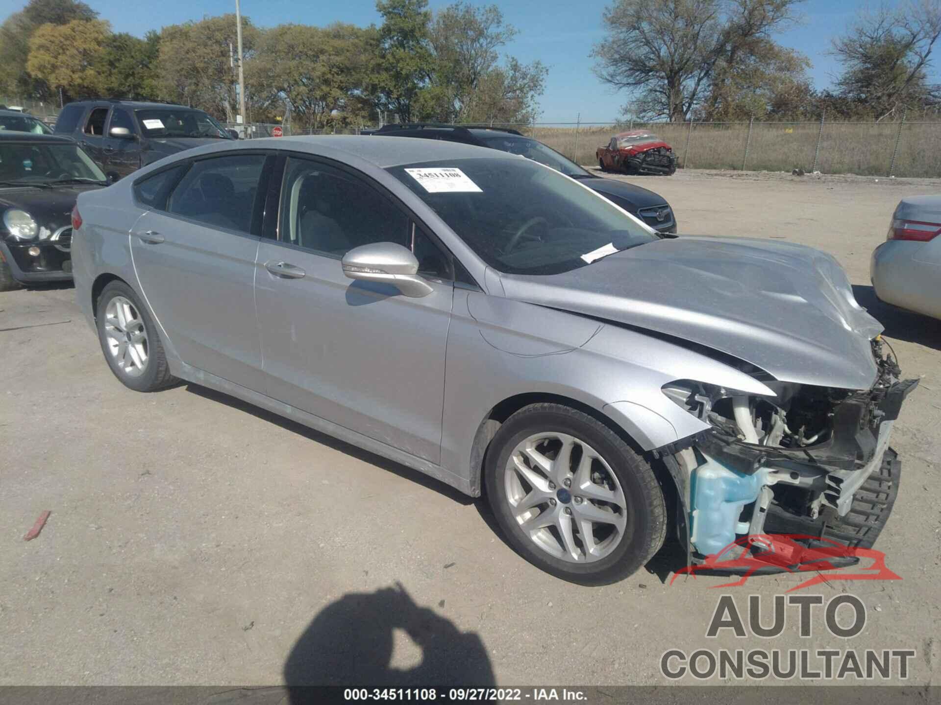 FORD FUSION 2016 - 1FA6P0H73G5120563