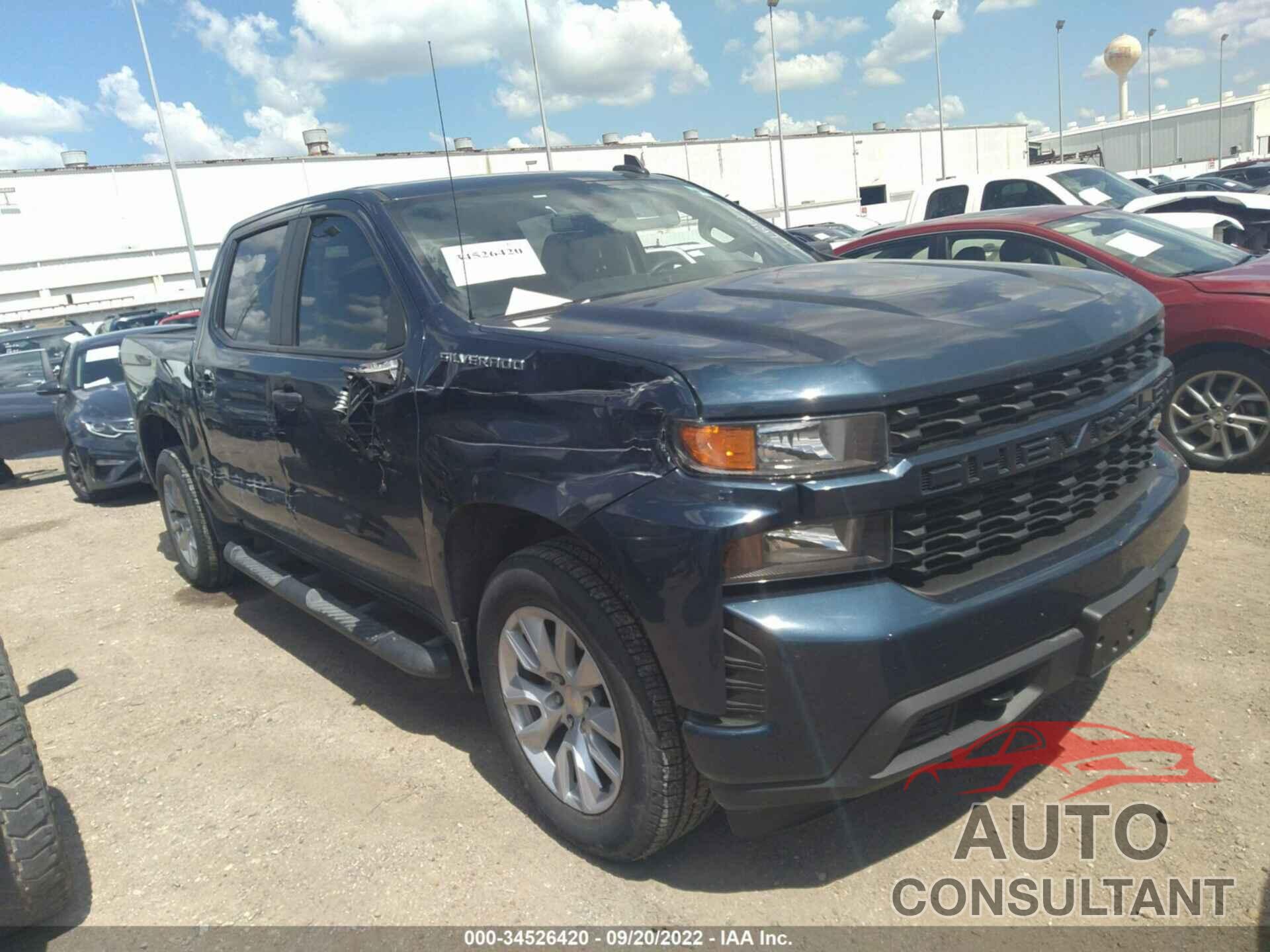 CHEVROLET SILVERADO 1500 2021 - 3GCPWBEK1MG131961