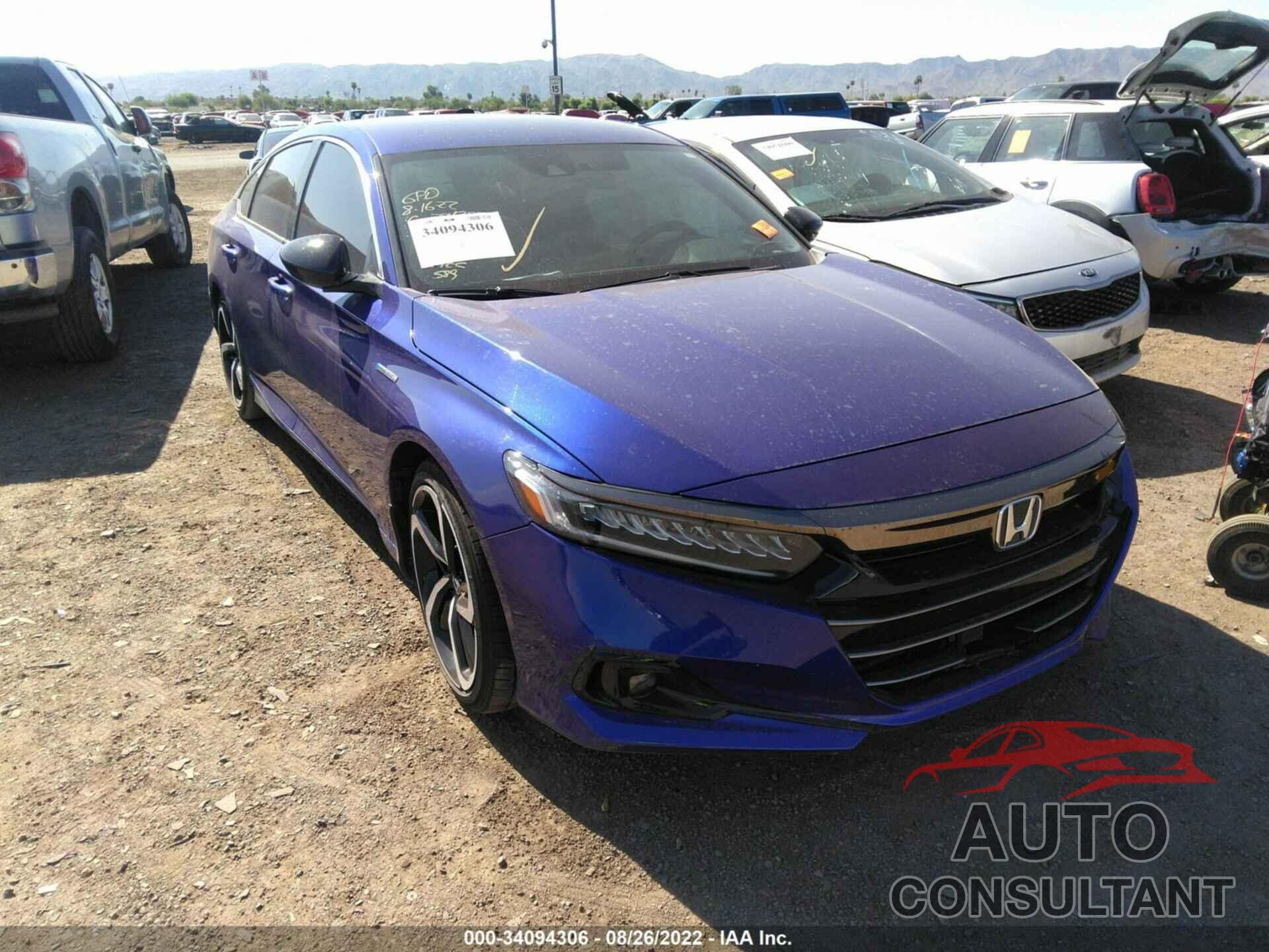 HONDA ACCORD HYBRID 2022 - 1HGCV3F28NA001618