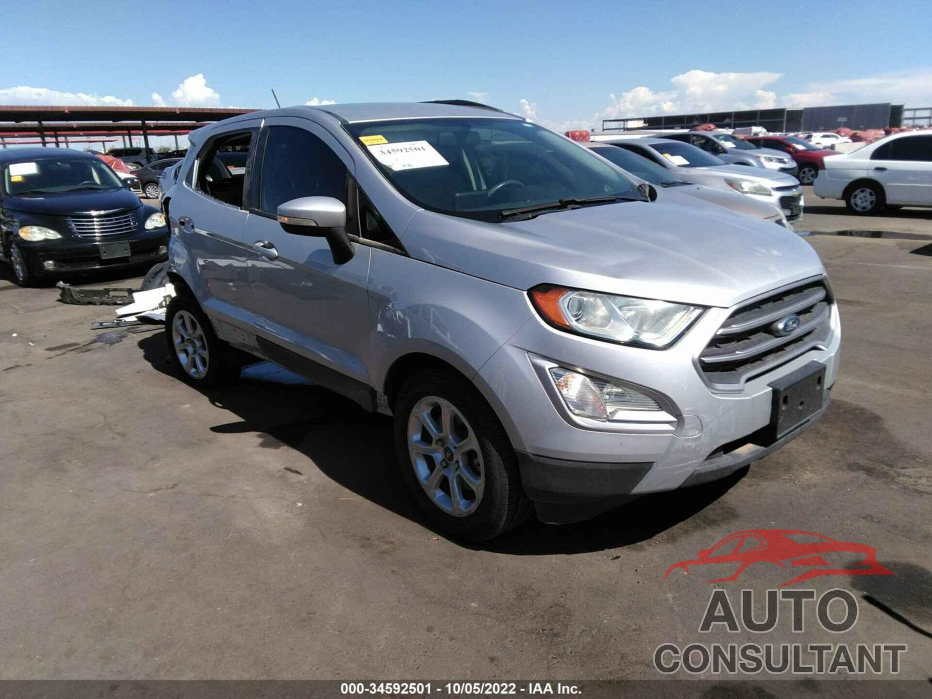 FORD ECOSPORT 2018 - MAJ3P1TE5JC170091