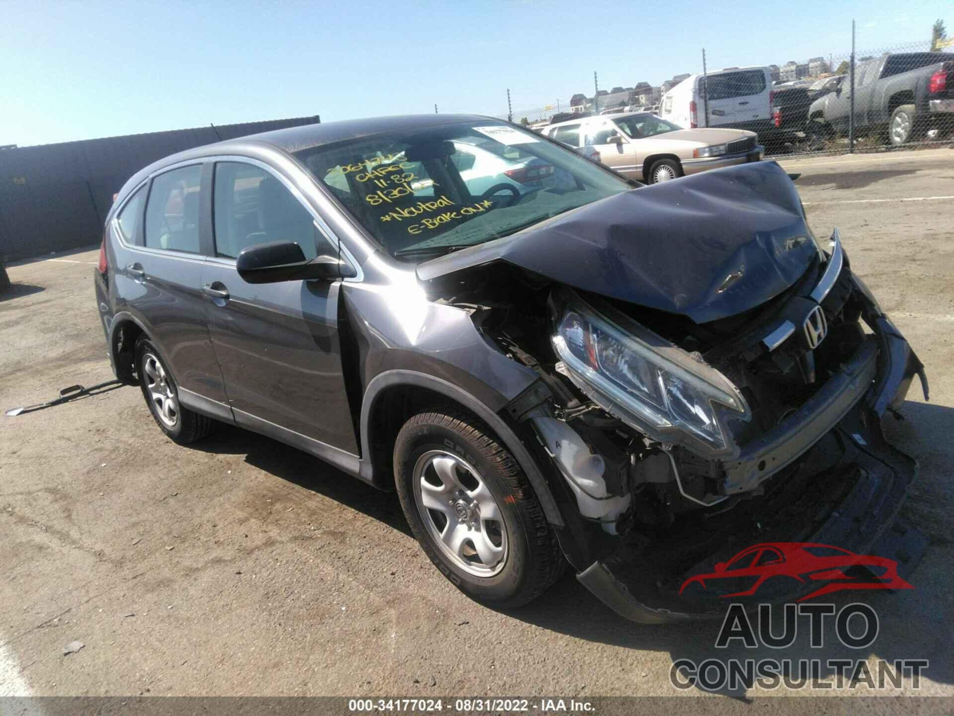 HONDA CR-V 2016 - 2HKRM3H34GH501630