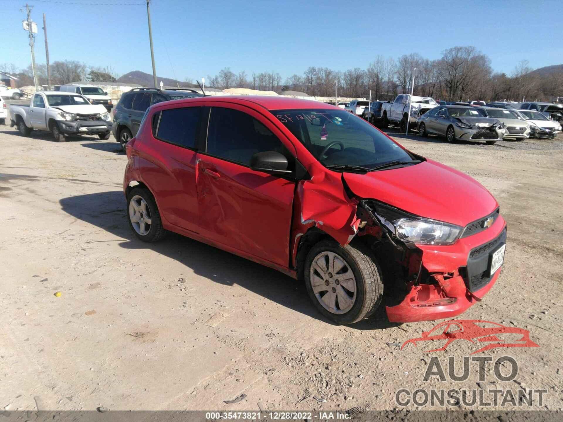 CHEVROLET SPARK 2018 - KL8CB6SA7JC470633