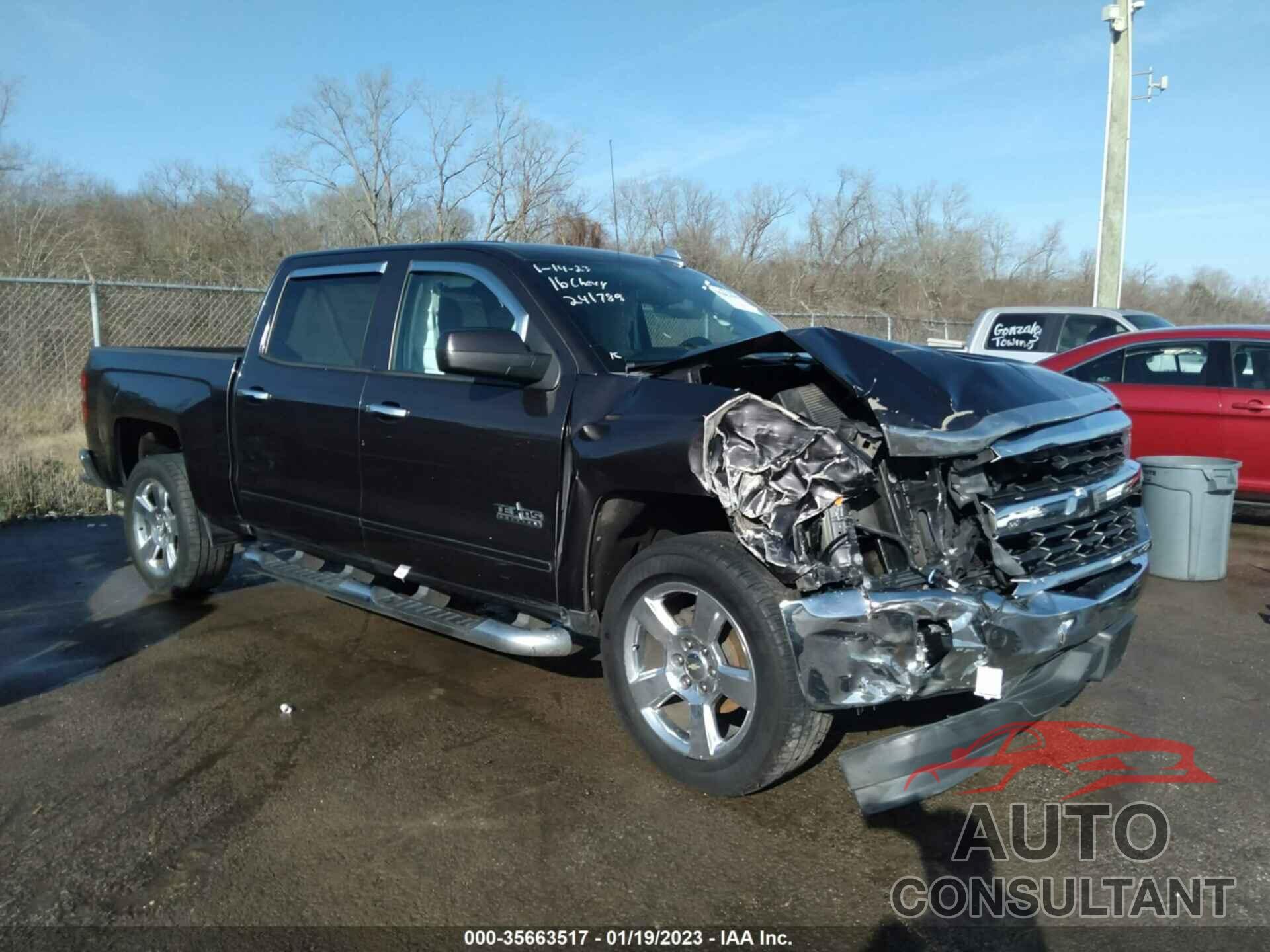 CHEVROLET SILVERADO 1500 2016 - 3GCPCREC8GG241789