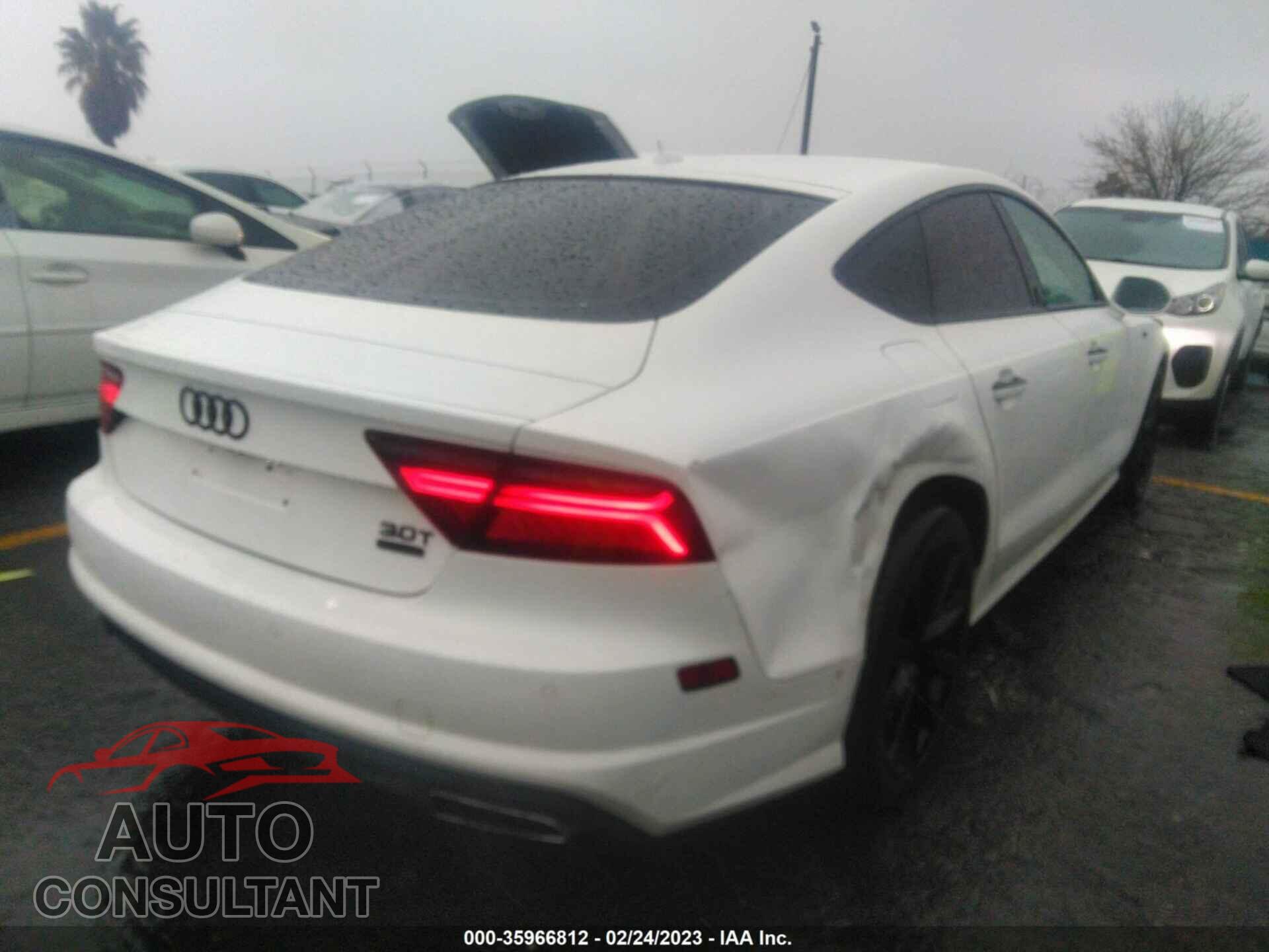 AUDI A7 2016 - WAU2GAFC8GN155840