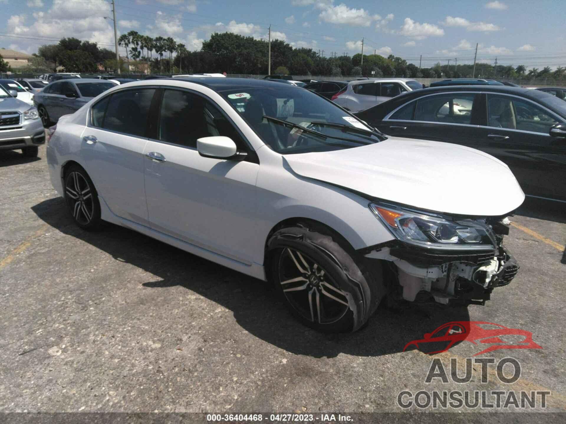 HONDA ACCORD SEDAN 2017 - 1HGCR2F1XHA187690