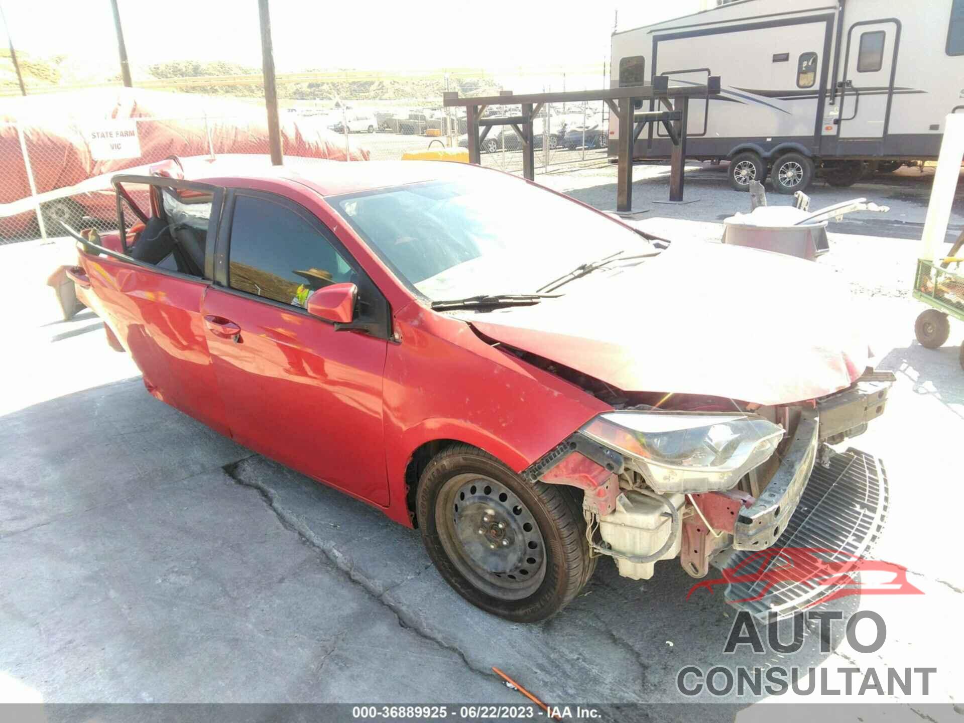 TOYOTA COROLLA 2016 - 5YFBURHE3GP497076