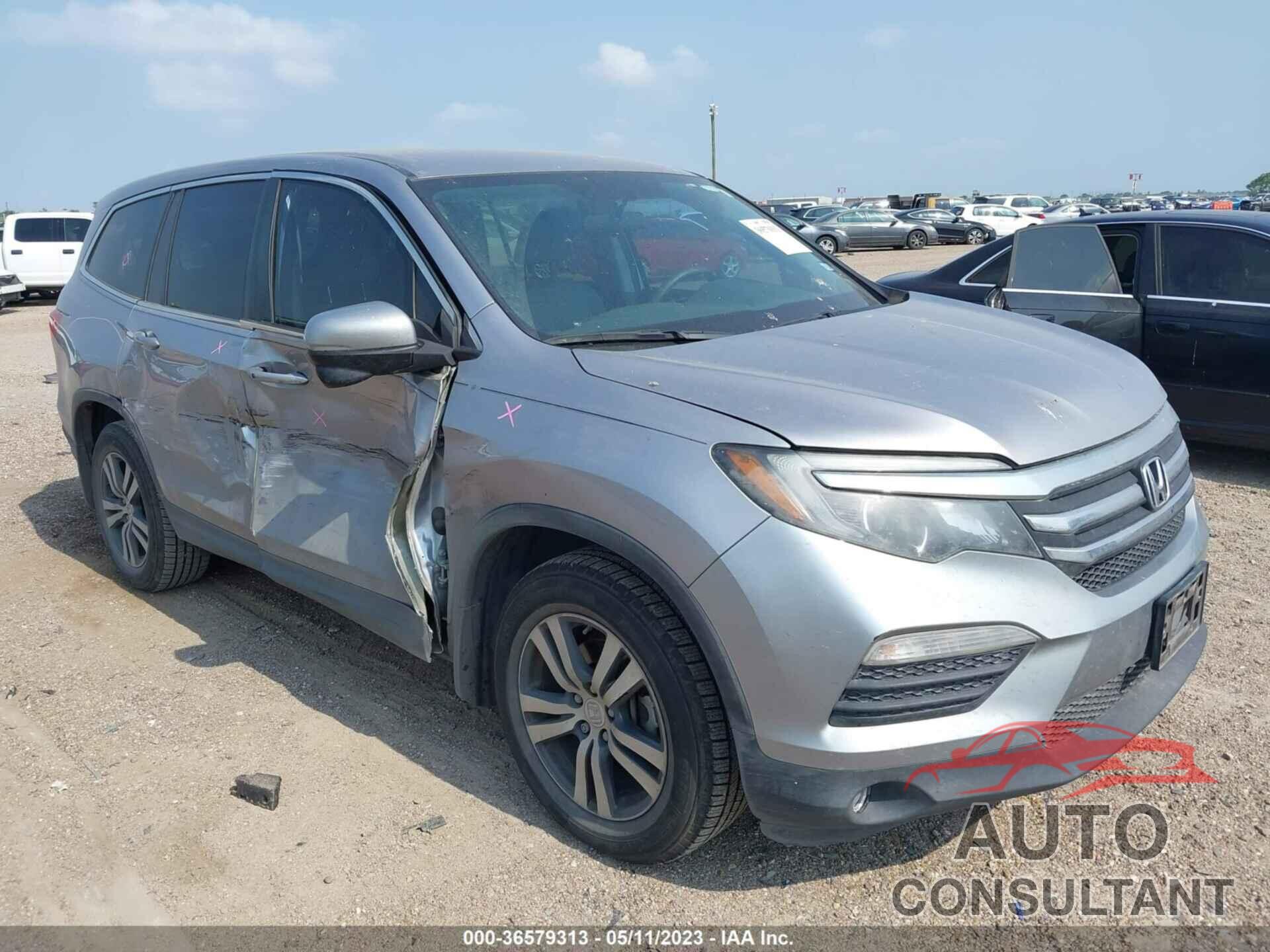 HONDA PILOT 2017 - 5FNYF5H34HB042990