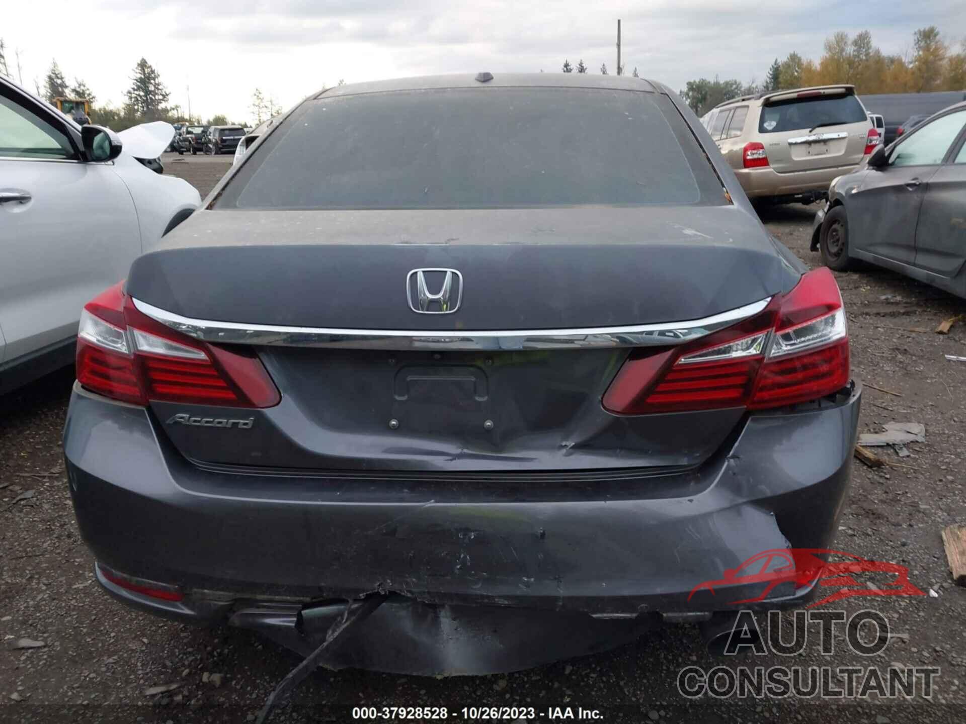 HONDA ACCORD SEDAN 2016 - 1HGCR2F92GA109697