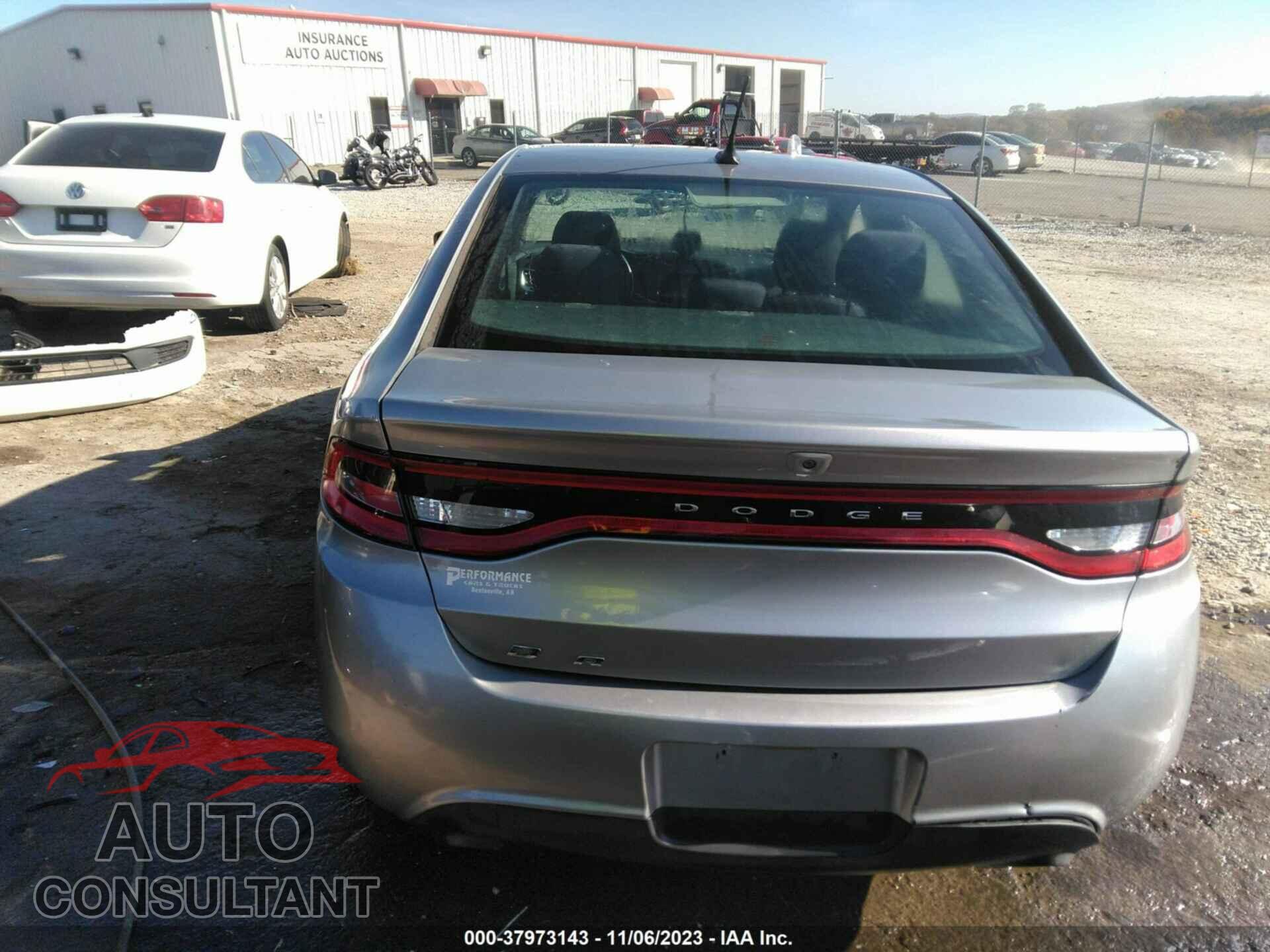 DODGE DART 2015 - 1C3CDFBB2FD141323