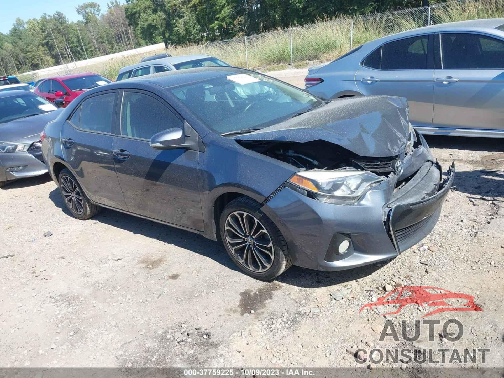 TOYOTA COROLLA 2015 - 5YFBURHE3FP329825