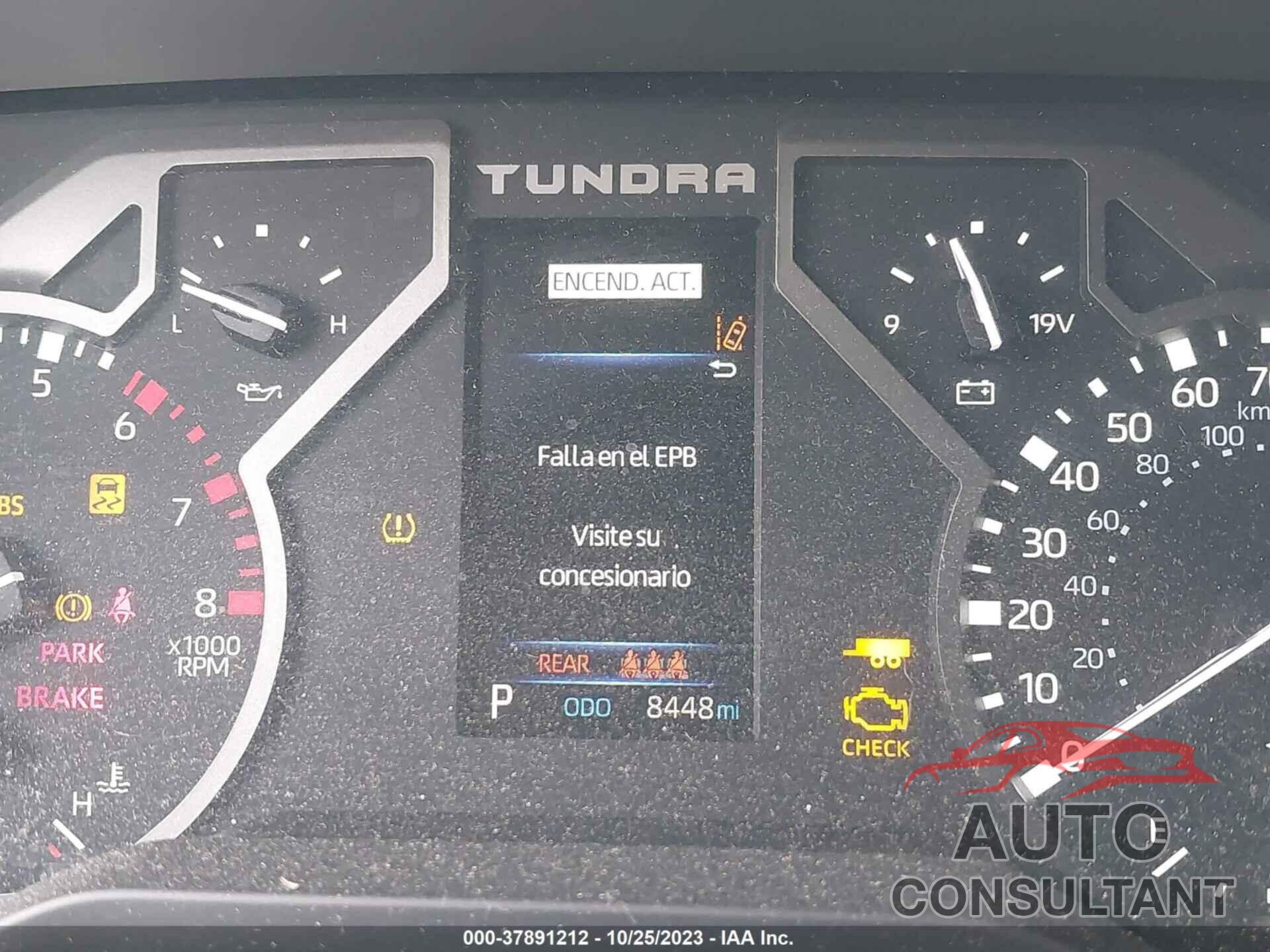 TOYOTA TUNDRA 4WD 2023 - 5TFLA5DB0PX062227