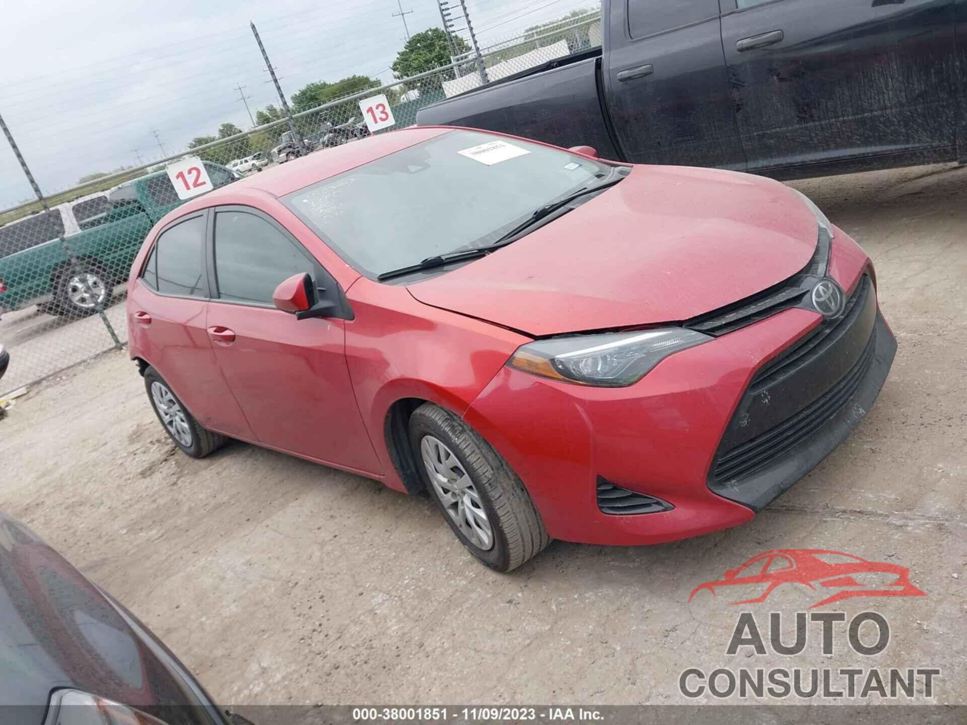 TOYOTA COROLLA 2019 - 5YFBURHE3KP874577
