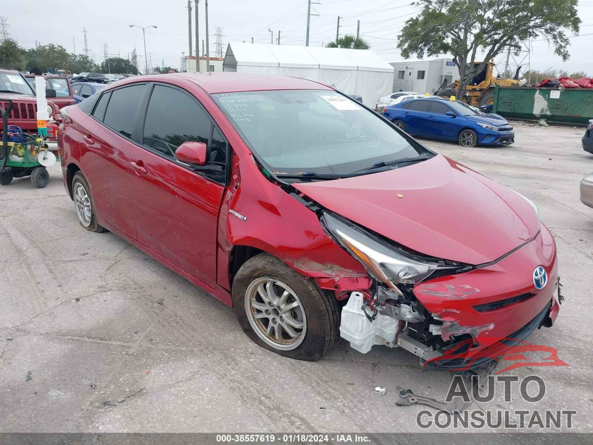 TOYOTA PRIUS 2016 - JTDKARFU8G3510612