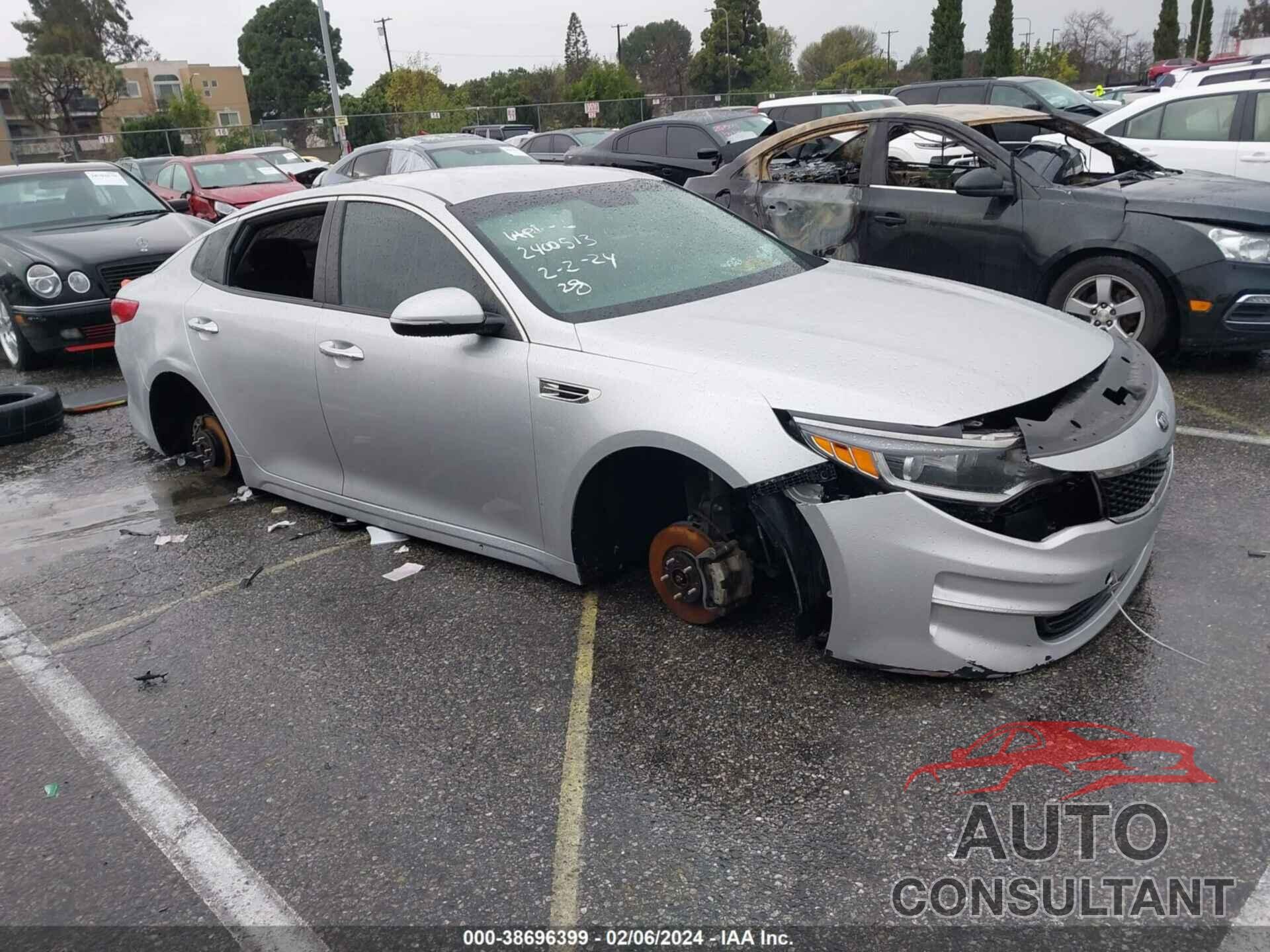 KIA OPTIMA 2016 - KNAGT4L35G5112340