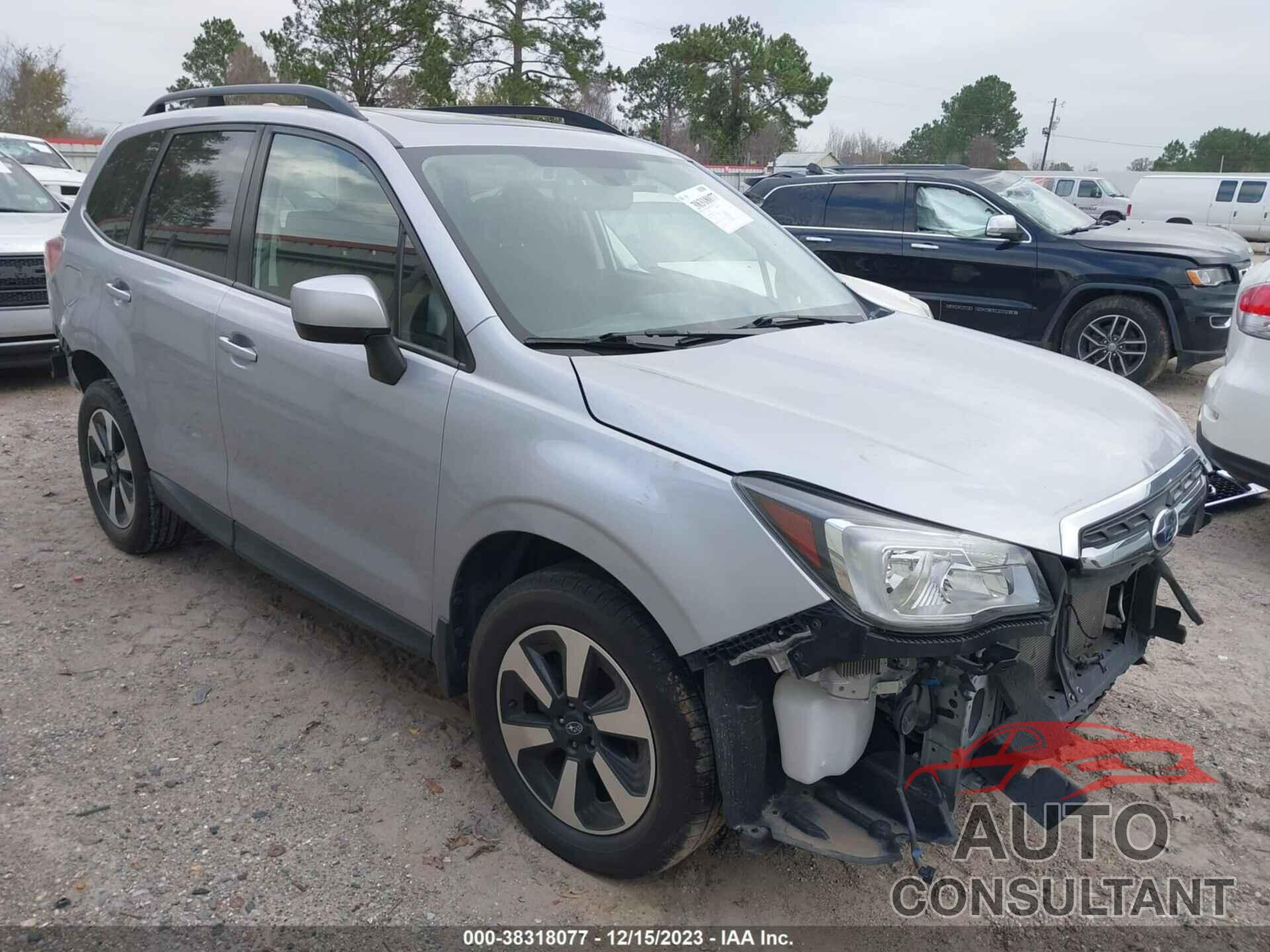 SUBARU FORESTER 2018 - JF2SJAGC2JH600387