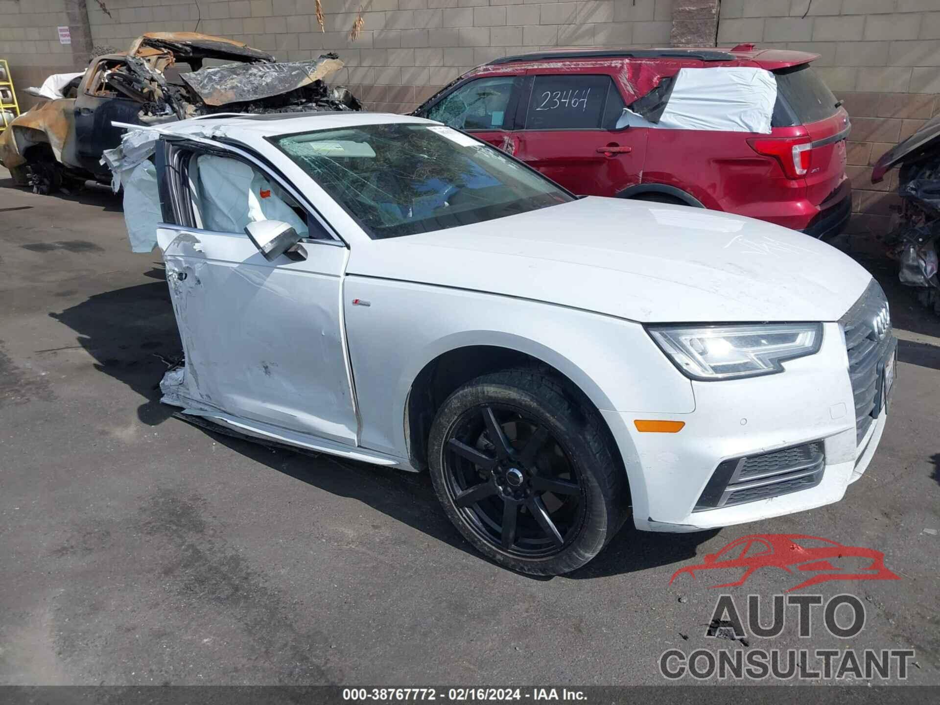 AUDI A4 2018 - WAULMAF49JA031368