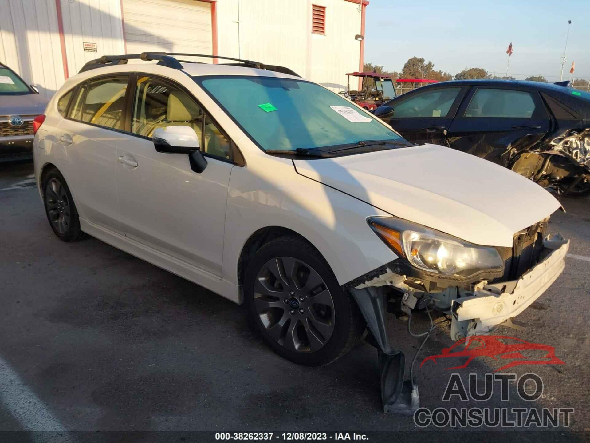 SUBARU IMPREZA 2016 - JF1GPAP68G9235932