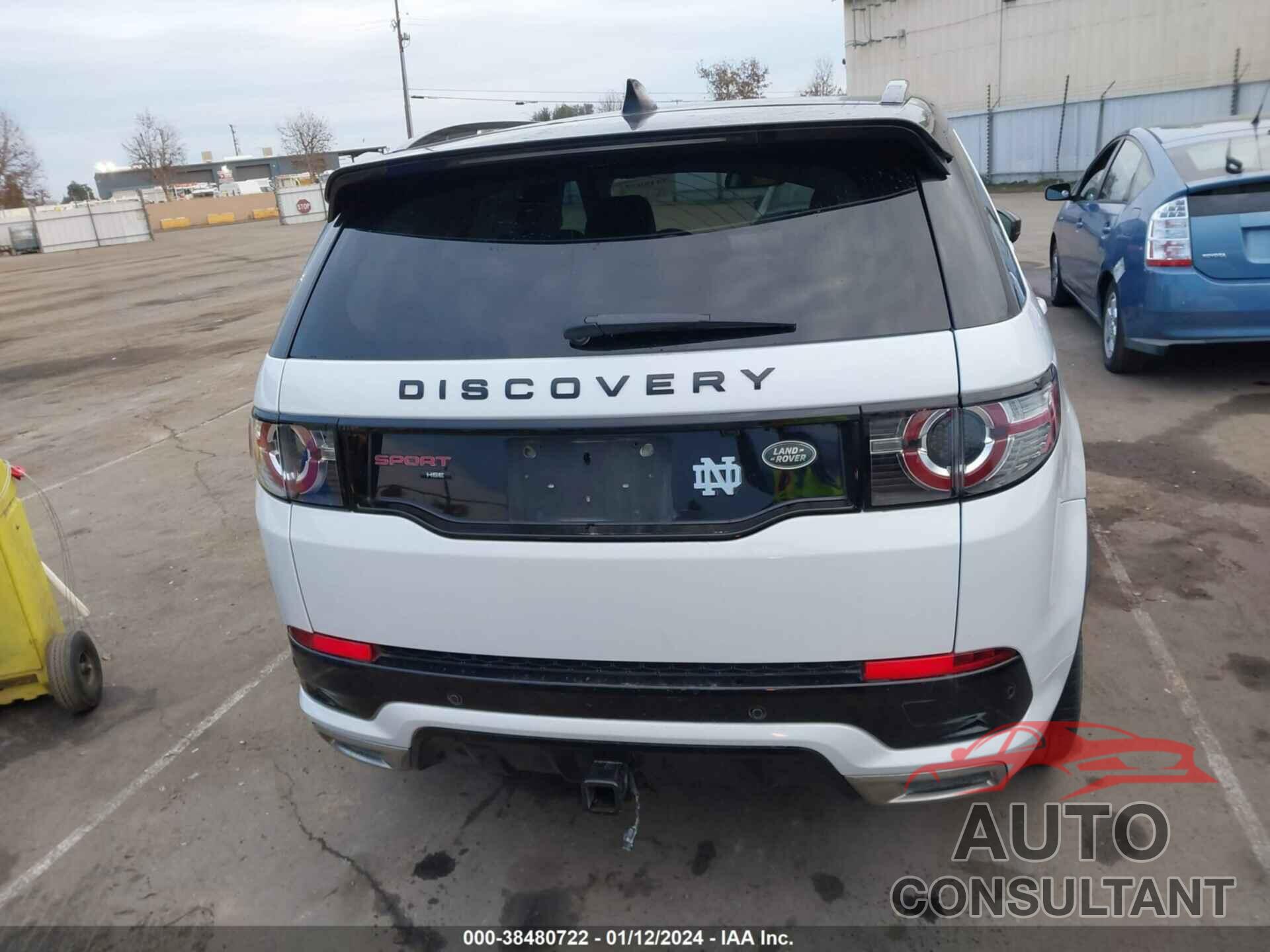 LAND ROVER DISCOVERY SPORT 2018 - SALCT2SX1JH737150