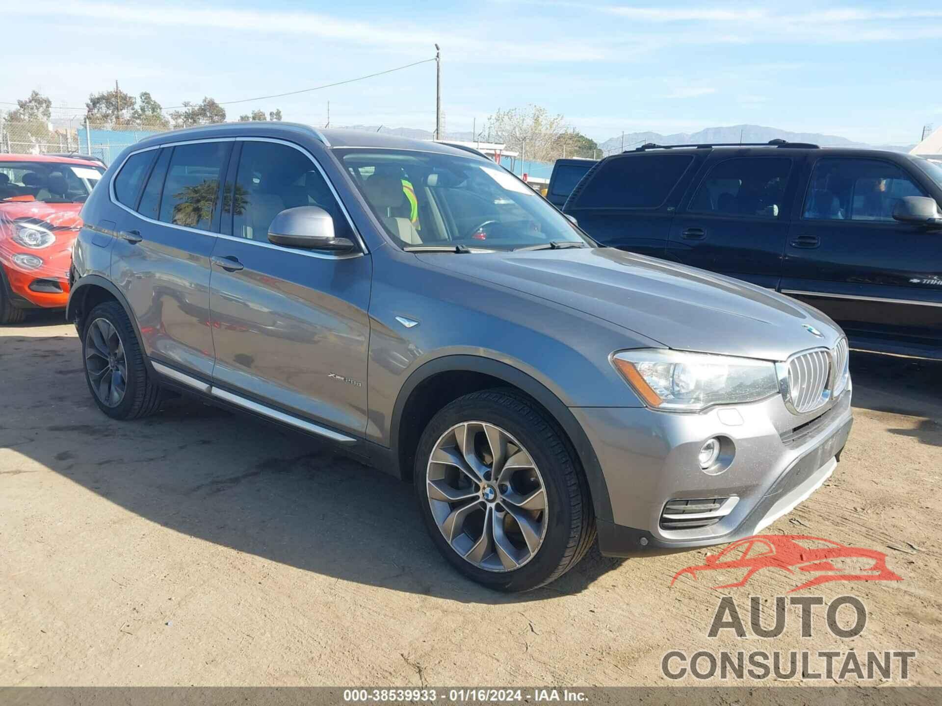 BMW X3 2016 - 5UXWY3C52G0N88651