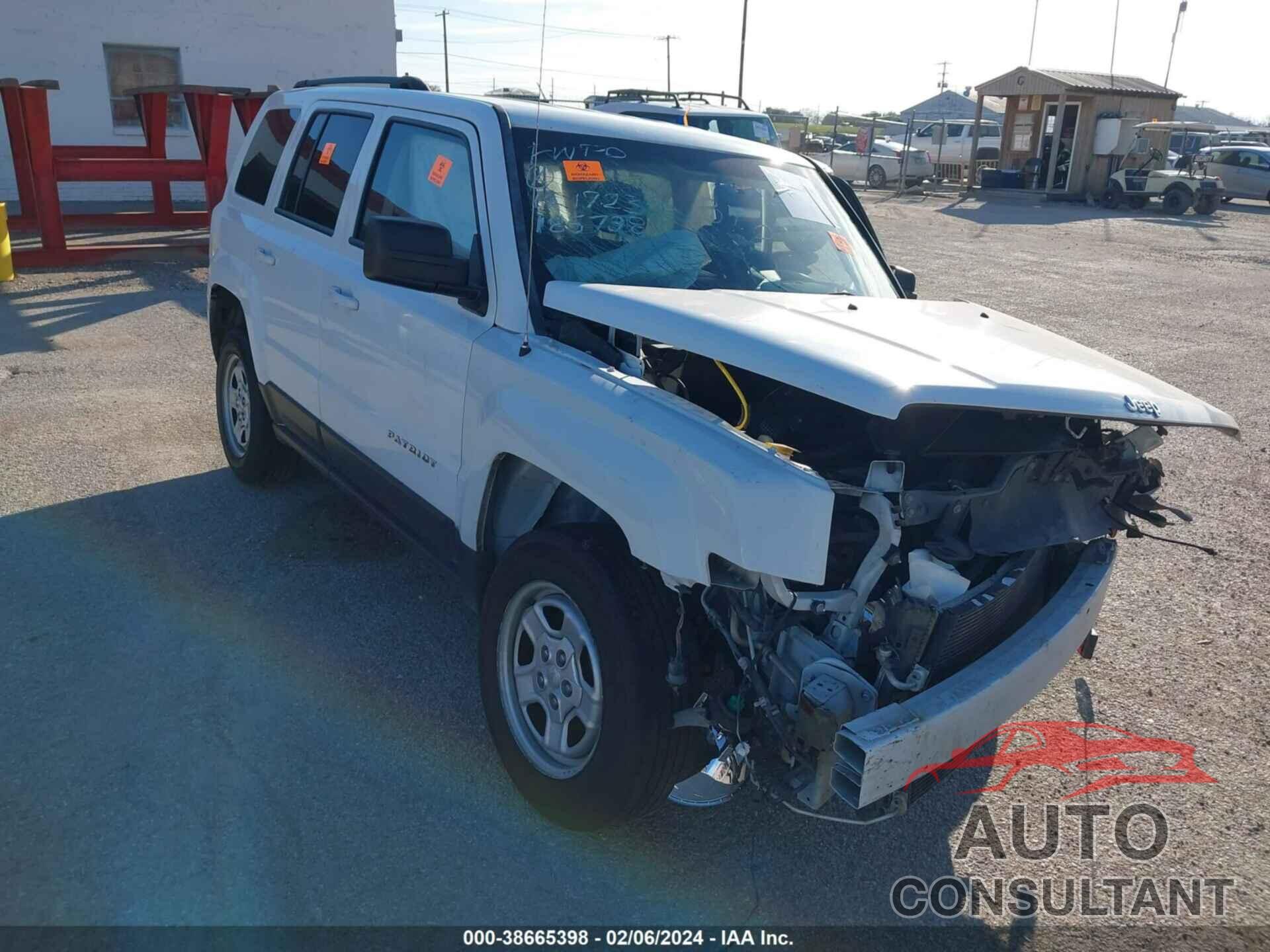 JEEP PATRIOT 2016 - 1C4NJPBA9GD524882