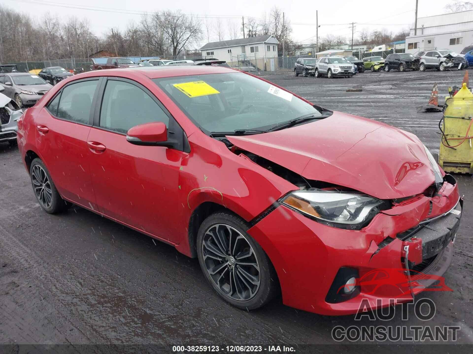 TOYOTA COROLLA 2015 - 2T1BURHEXFC241662